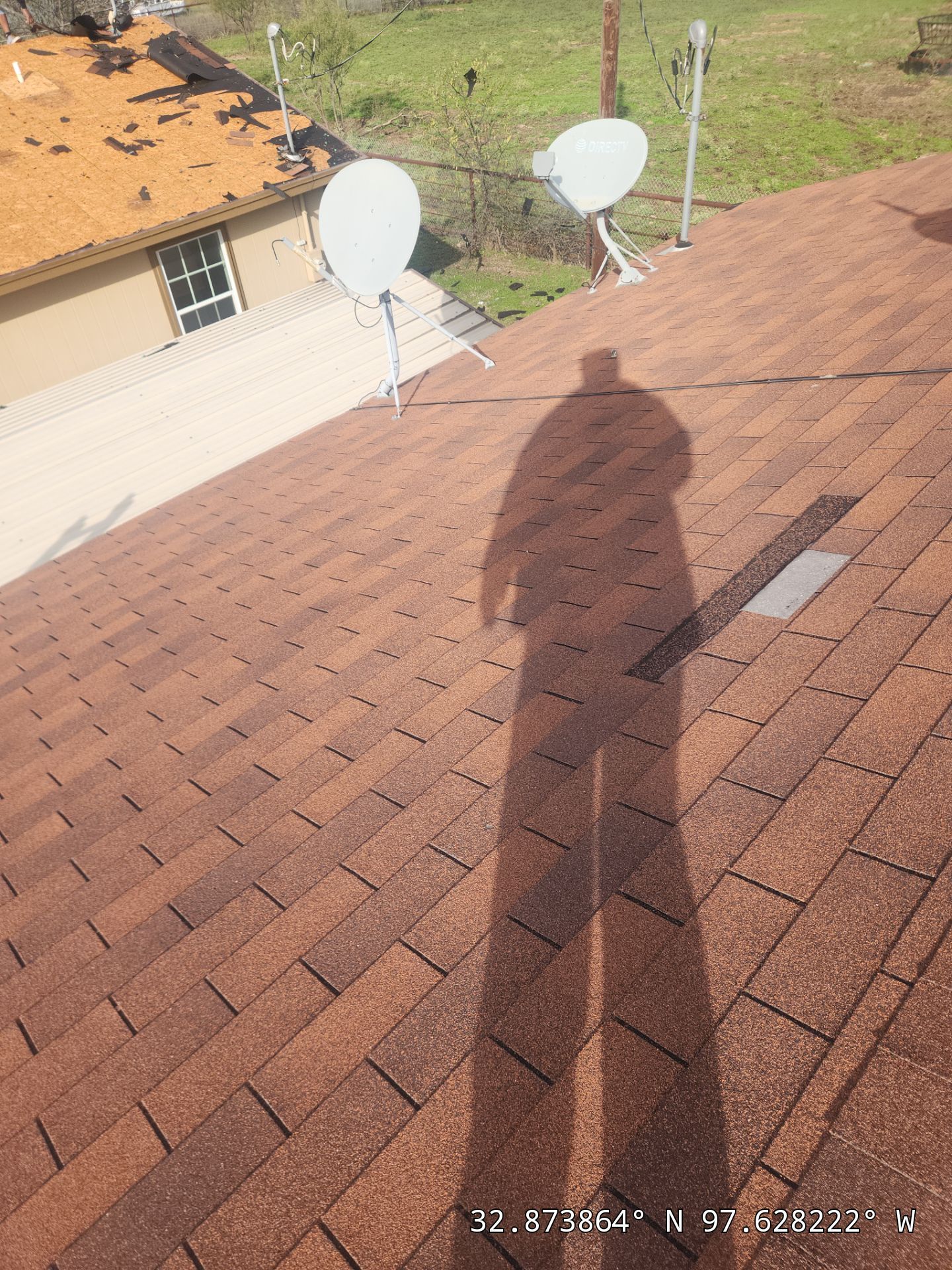 Project in Weatherford by Lonestar Roofing and Restoration LLC.