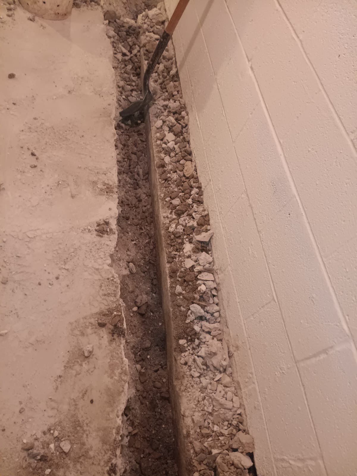 Interior French Drain With Radon Seal & Mold Remediation in Wall Township by Pure Service Pro, LLC 