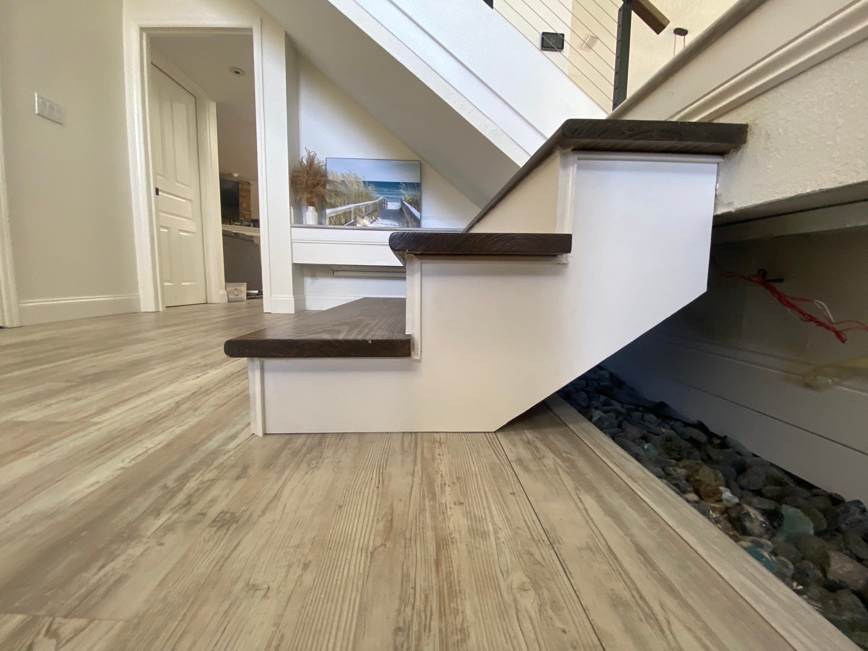 Staircase build and trim by HandyMangum