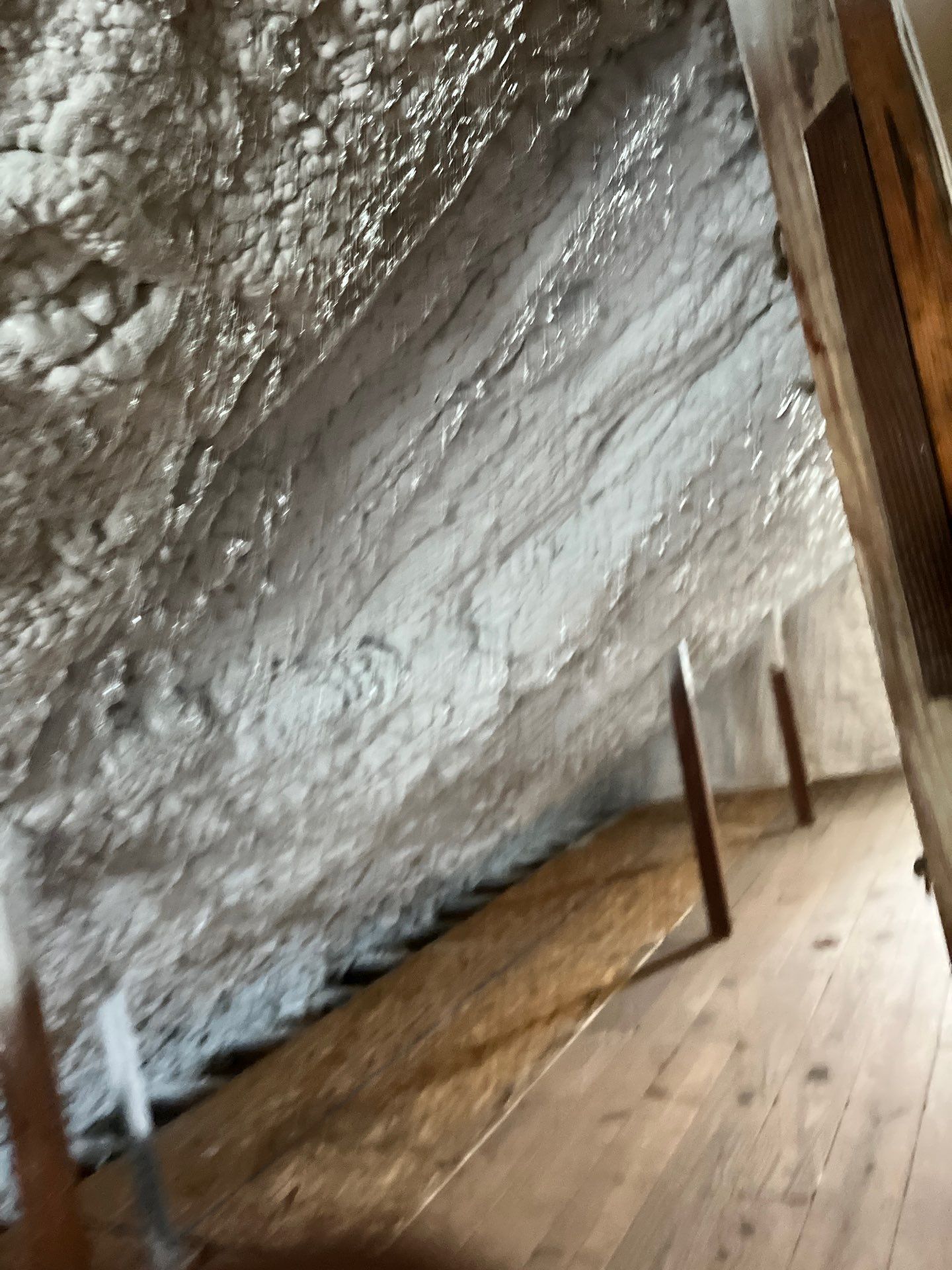 Attic Insulation using open cell spray foam by NYS Foam & Energy