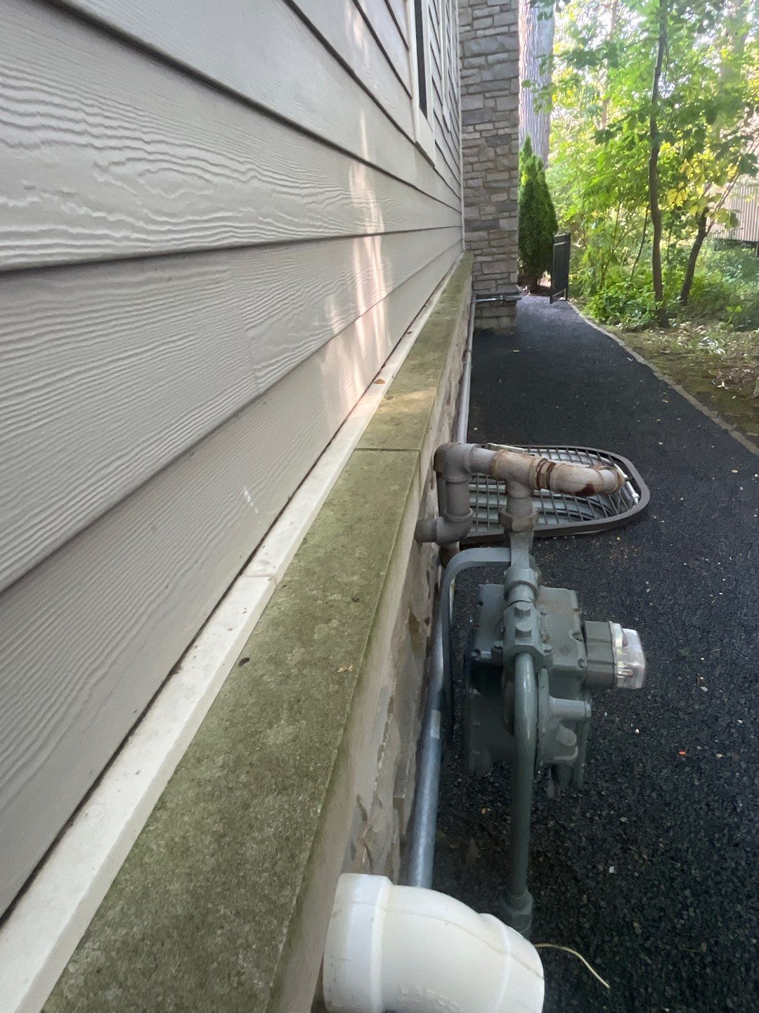 Hardie Board House & Detached Garage Soft Washing by Northern Power Washing LLC.