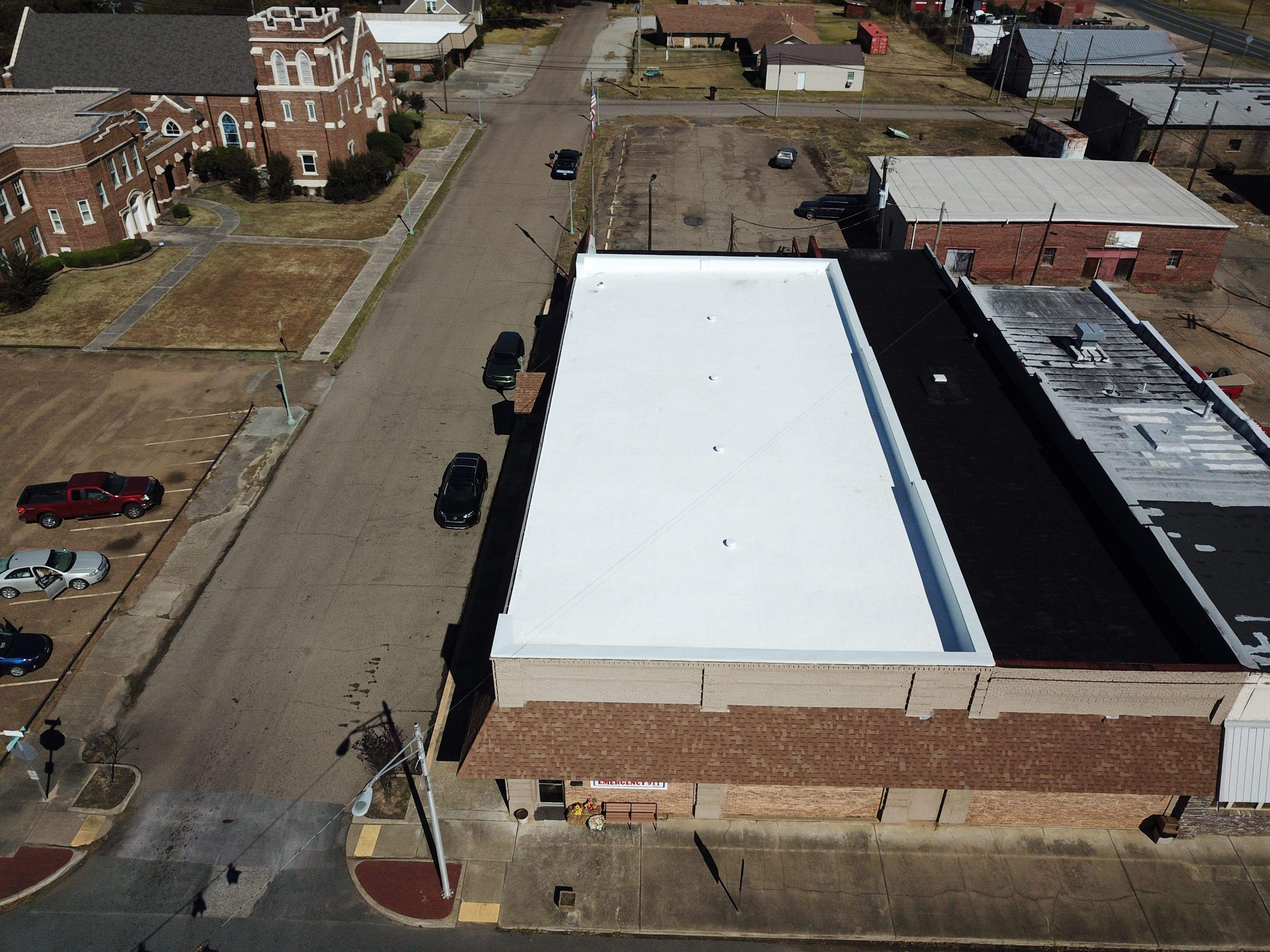 Police Department of Prescott, Arkansas by Hostetler Roofing