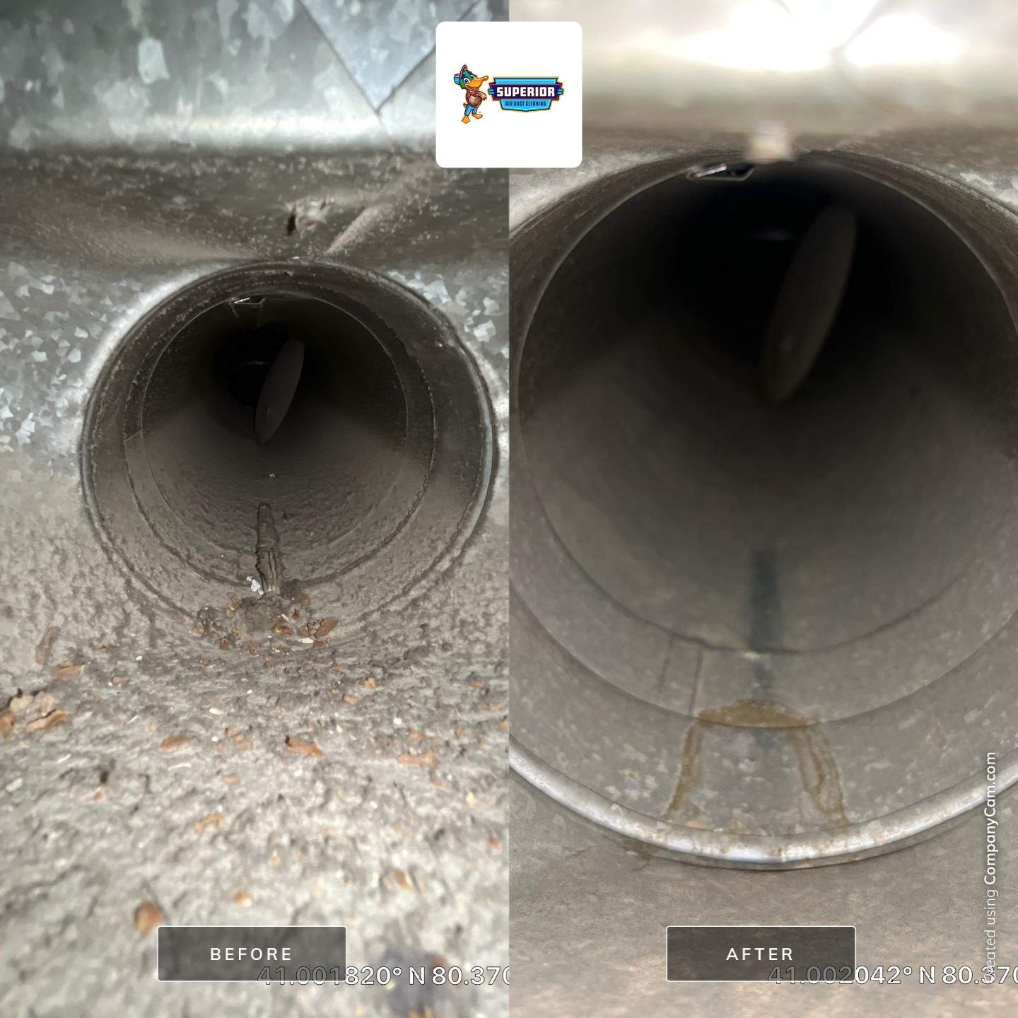 Air Duct Cleaning With a Vacuum Truck in New Castle, PA by Superior Air Duct Cleaning