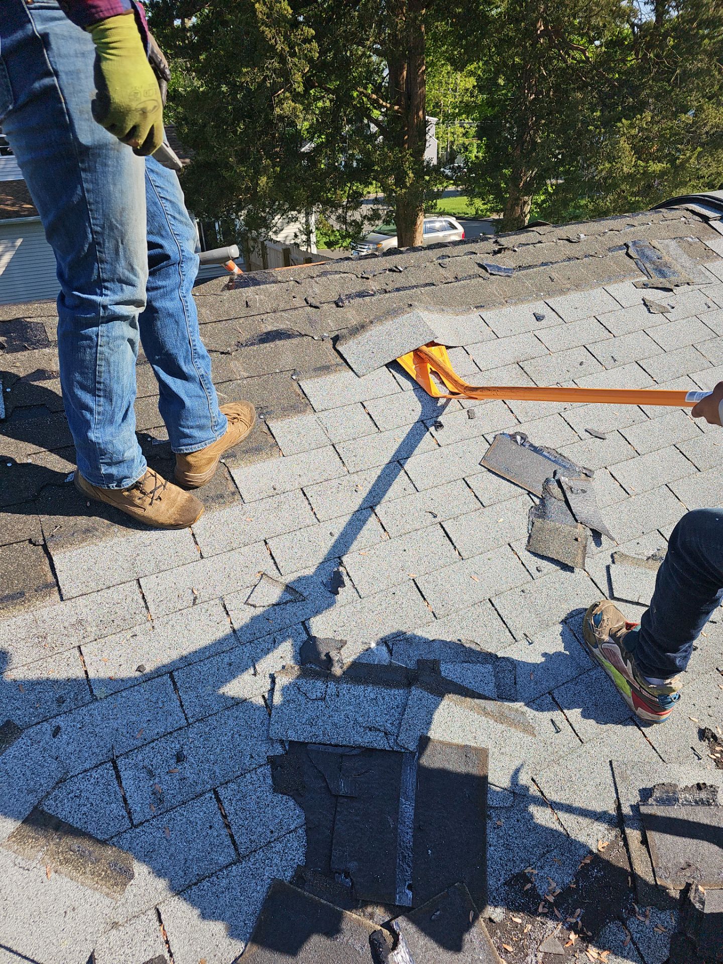 Residential Roofing Installation using Tamko Titan XT - Virginia Slate by A Plus Exterior