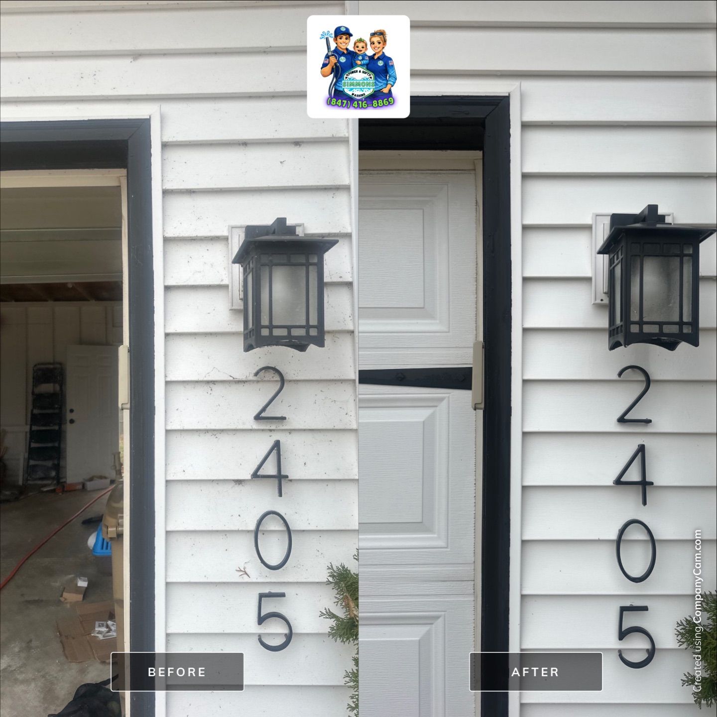 Project in Kenosha by Simmons Power & Soft Washing