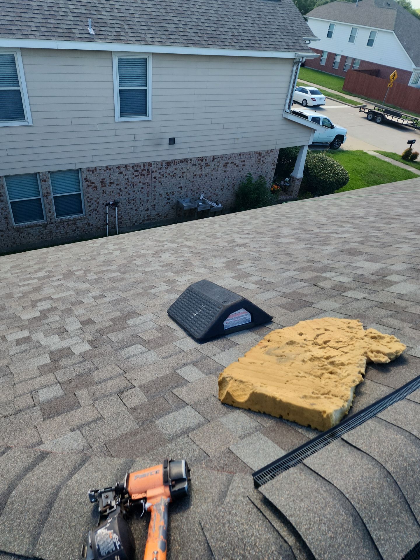Residential Roof Installation using Owen's Corning Duration (Lifetime) Shingles by Roof Repair Services LLC