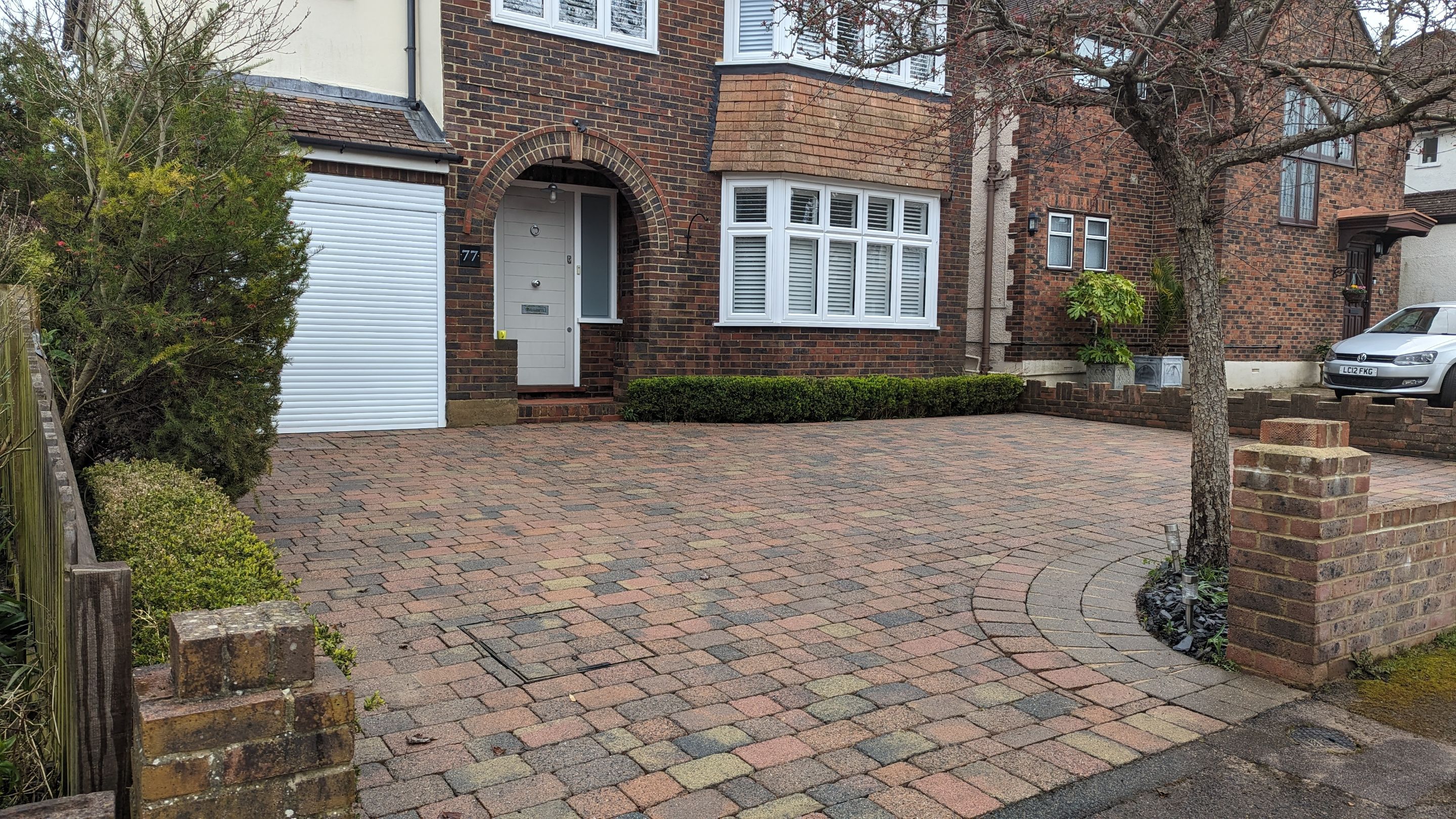 Driveway And Patio Clean using honda 21 ltr/min by Ges Exterior Cleaning ltd