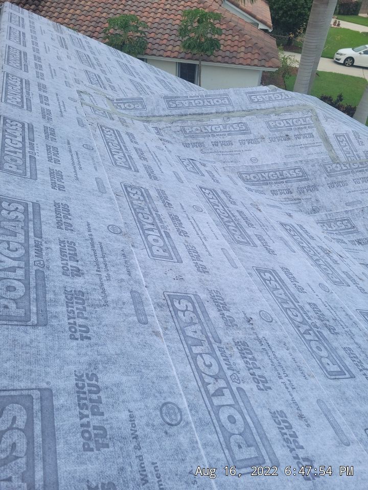 Residential Roofing Installation using Eagle Roofing Tile by BLUES BROTHERS ROOFING