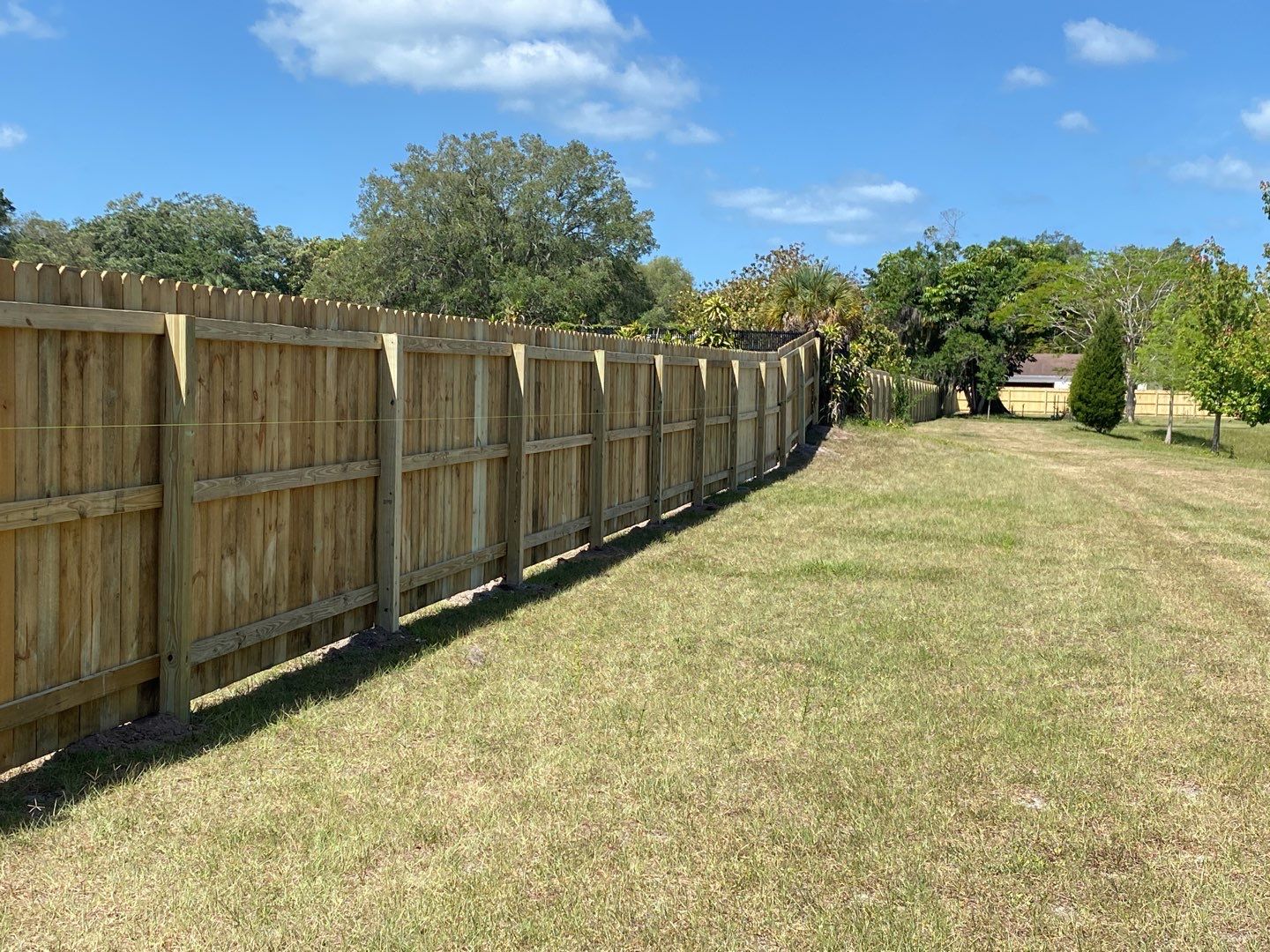 Bradenton, FL 6ft. Treated Board on Board Privacy Fence  by Asap fence and gates, LLC