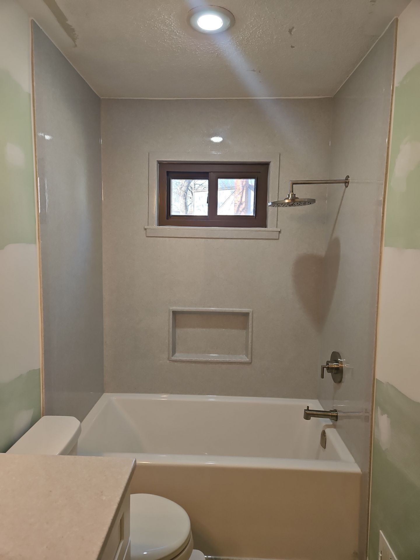 Bathroom Remodel using Onyx by The Shower Company