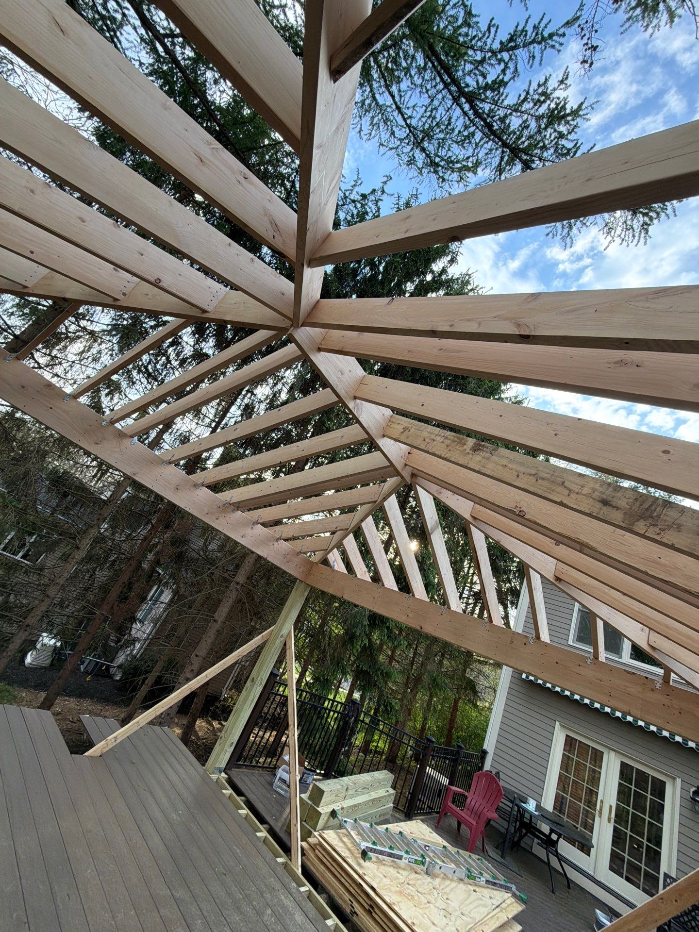 New Deck With a Screened In Porch In Mendham, New Jersey by deck guardian