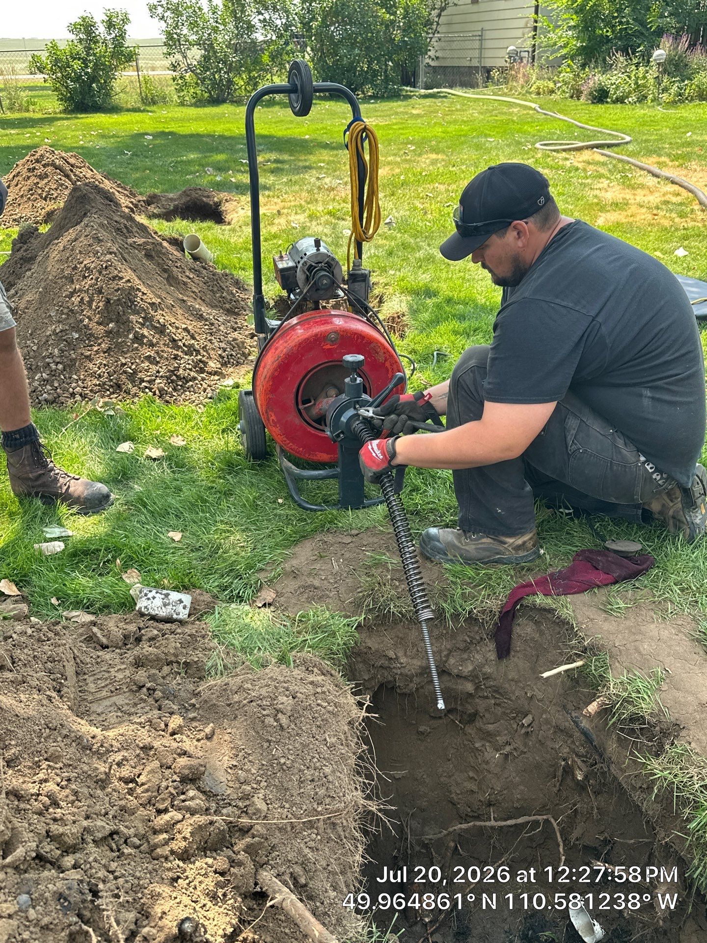 Septic System Pump Replacement and Sewer Line Root Removal in Dunmore by Septic Medic Inc.