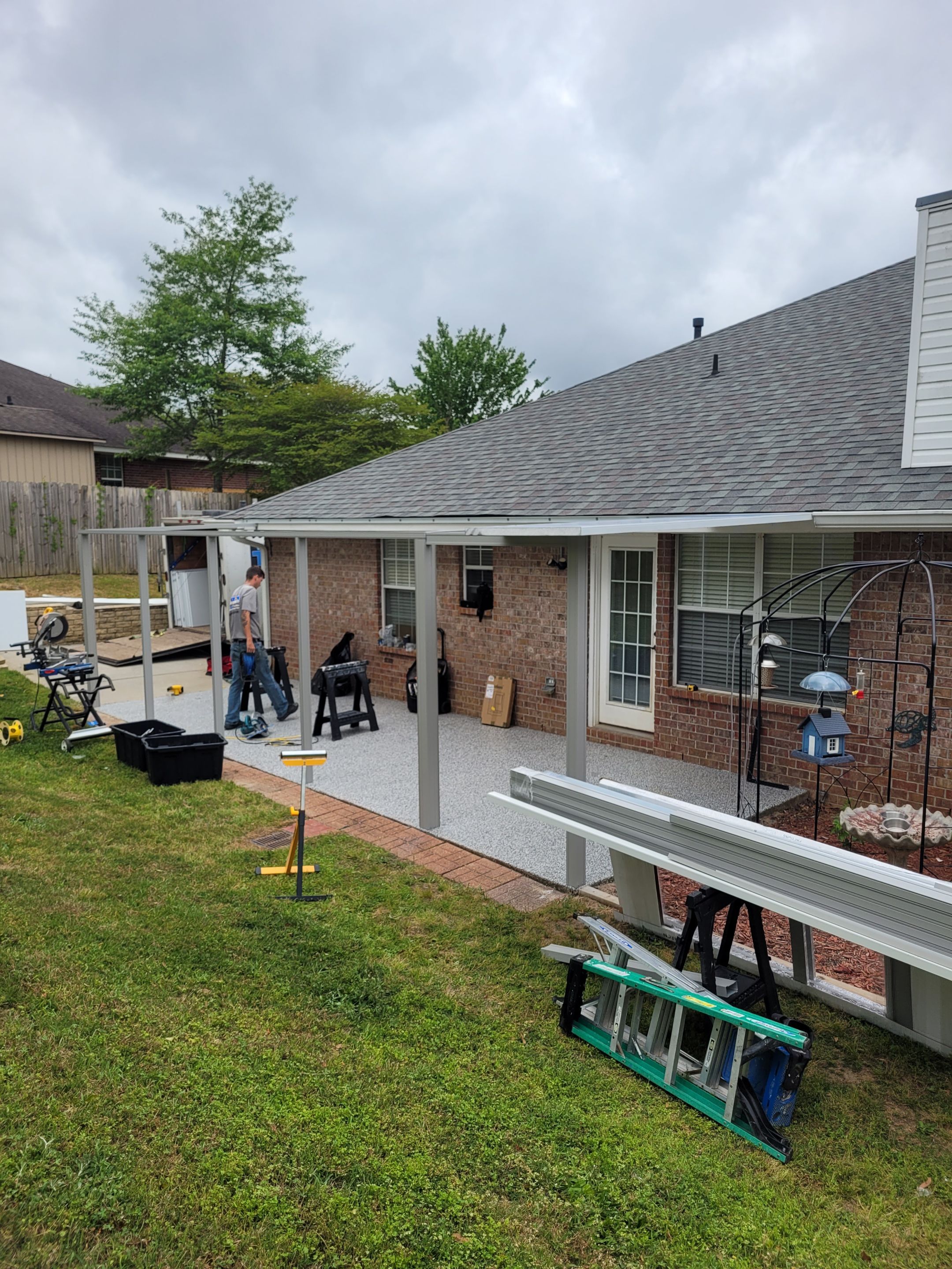 Screen Room + Patio Cover in Cantonment by Titan Sunrooms