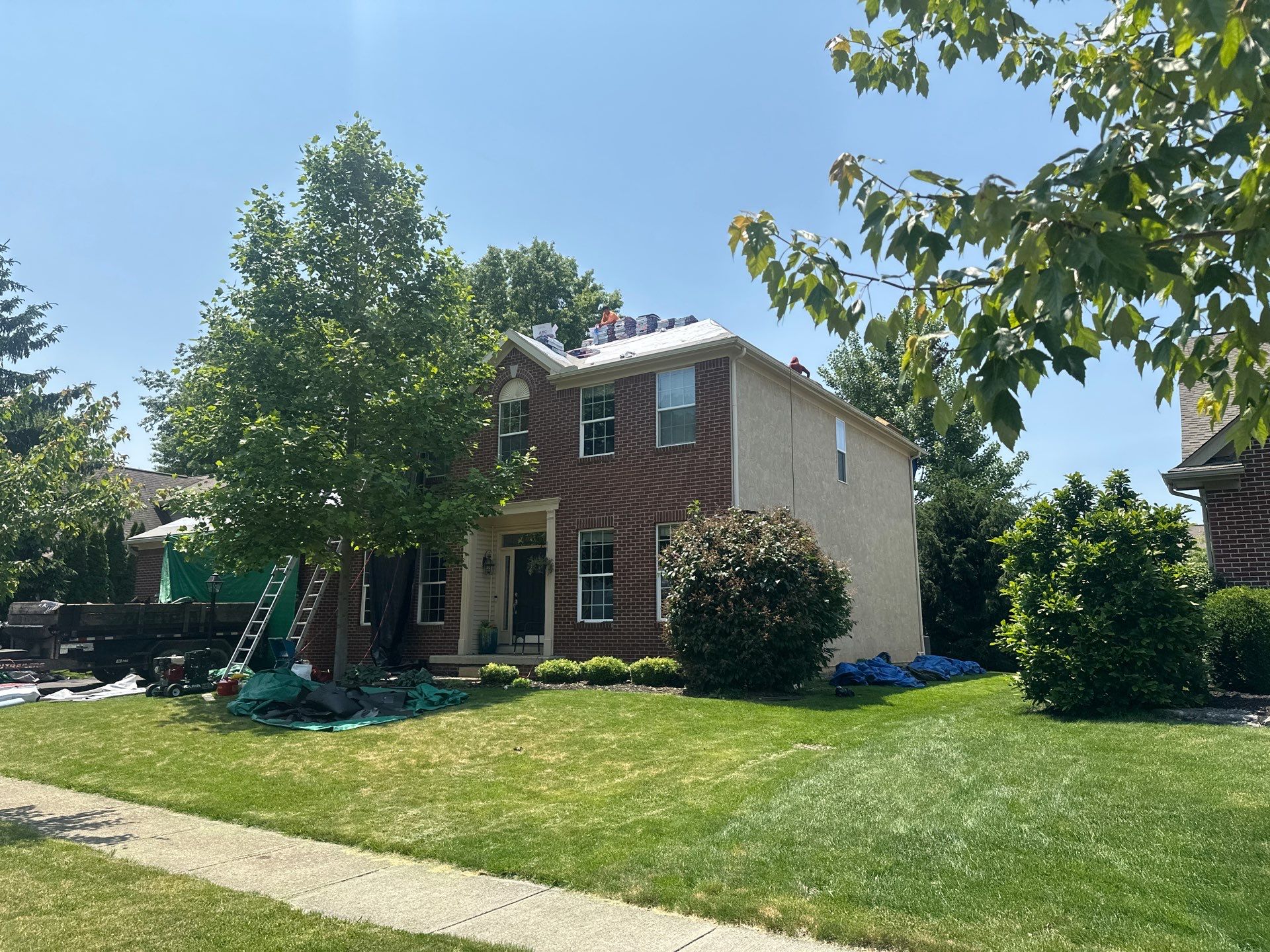 Project in Westerville by Columbus Roofing Company