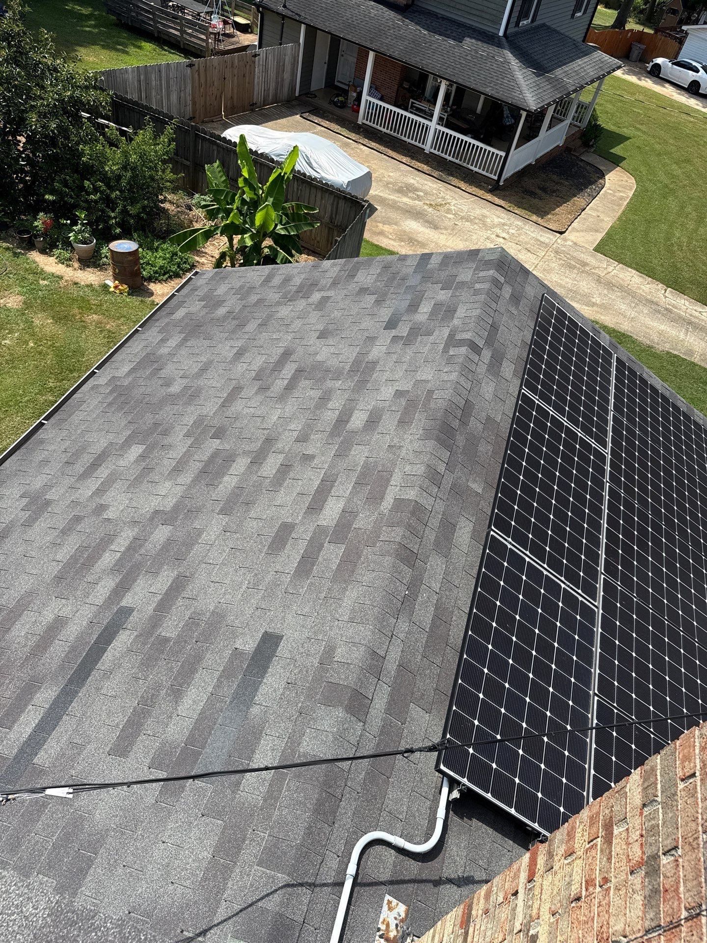 Roof replacement by hail and wind damage by Just Brilliant Restoration JBR