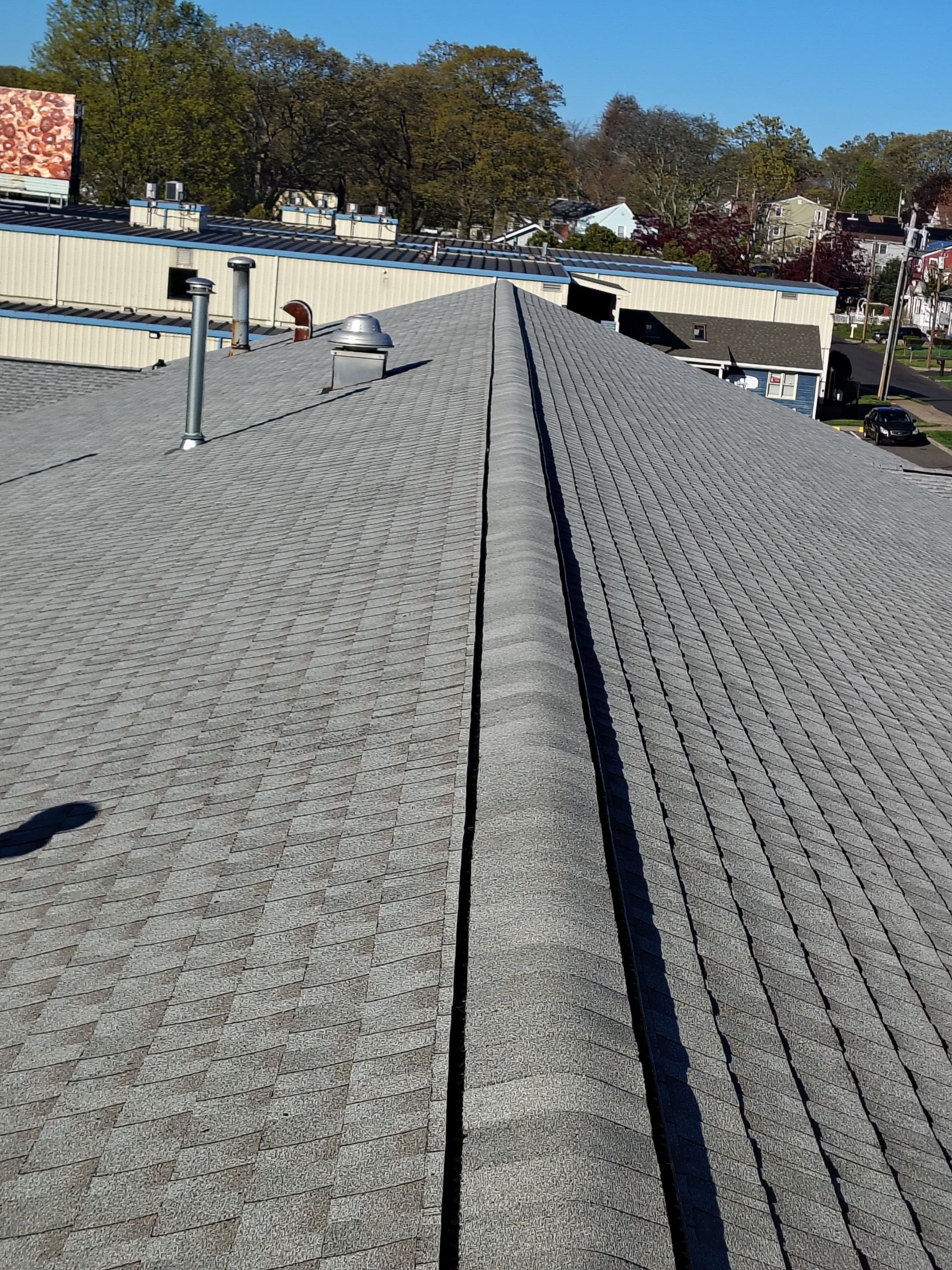 Gorgeously installed asphalt shingled roof by DiGiorgi Roofing and Siding Inc