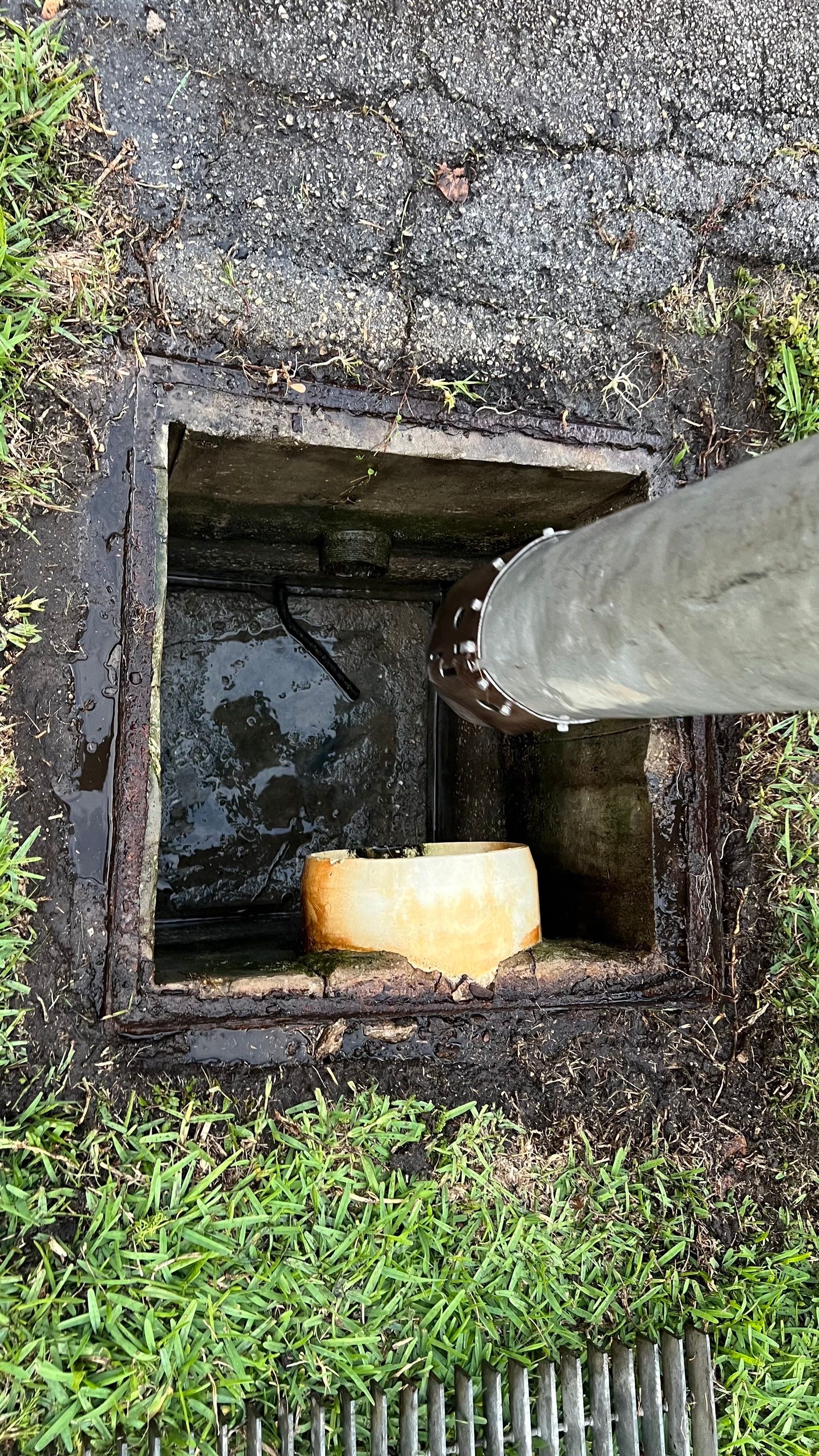 Naples Private Airport Community Catch Basin Cleaning by APS Power & Water