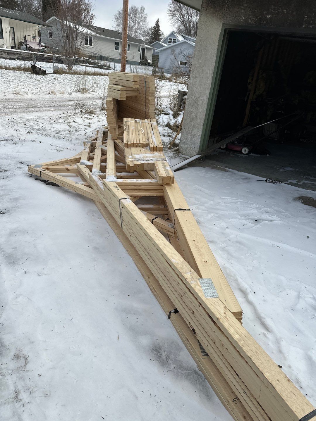 Garage fire claim. Brainerd, Minnesota by Koska construction llc