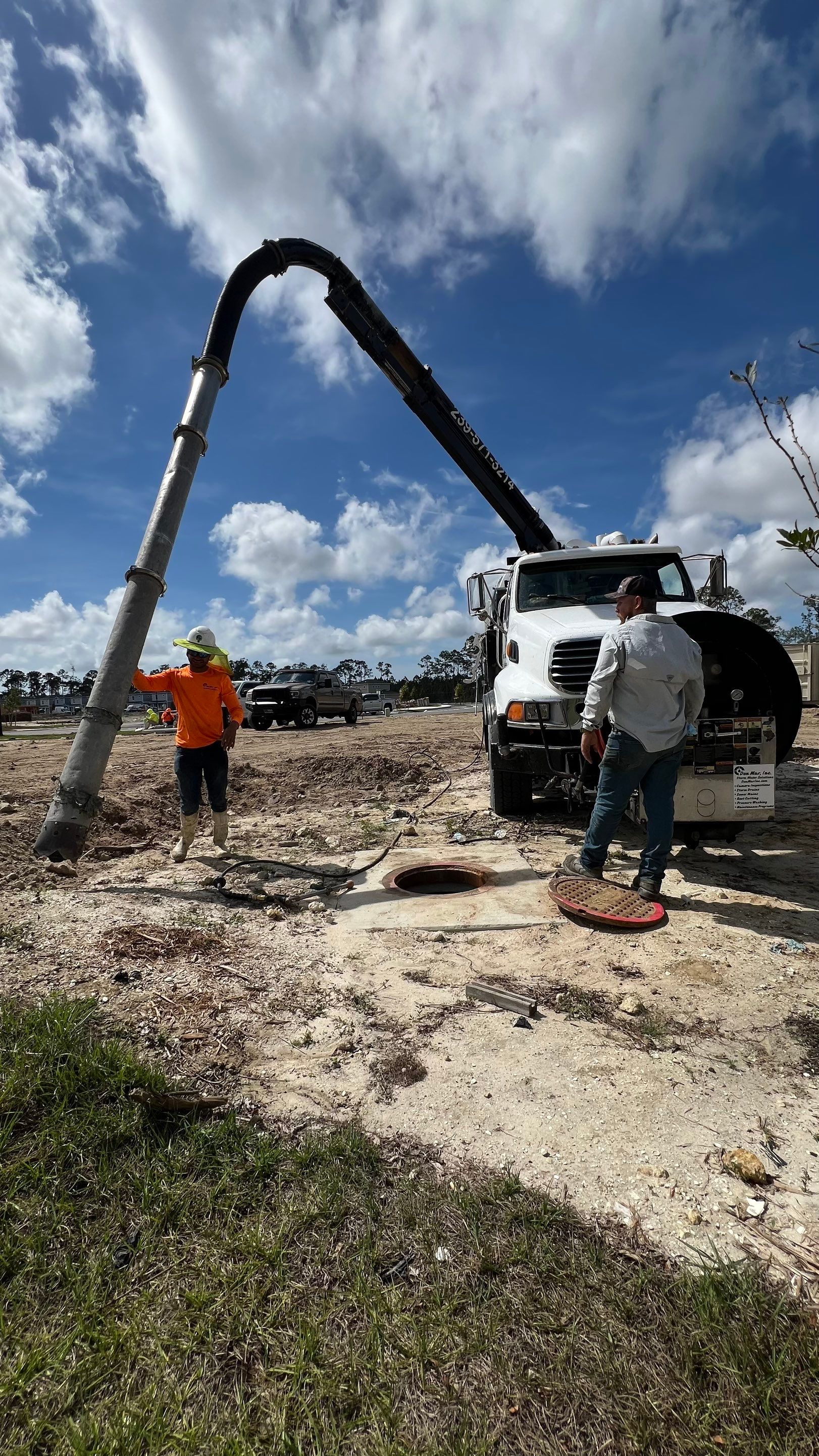 New Community Stormwater System Catch Basin Cleaning by Don Mar, Inc. Storm Water Solutions