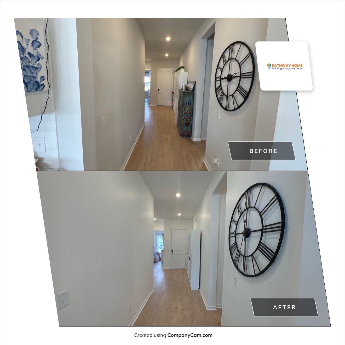 Another fresh interior transformation underway in Summerville 🎨 by Pathway Home Painting & Improvements