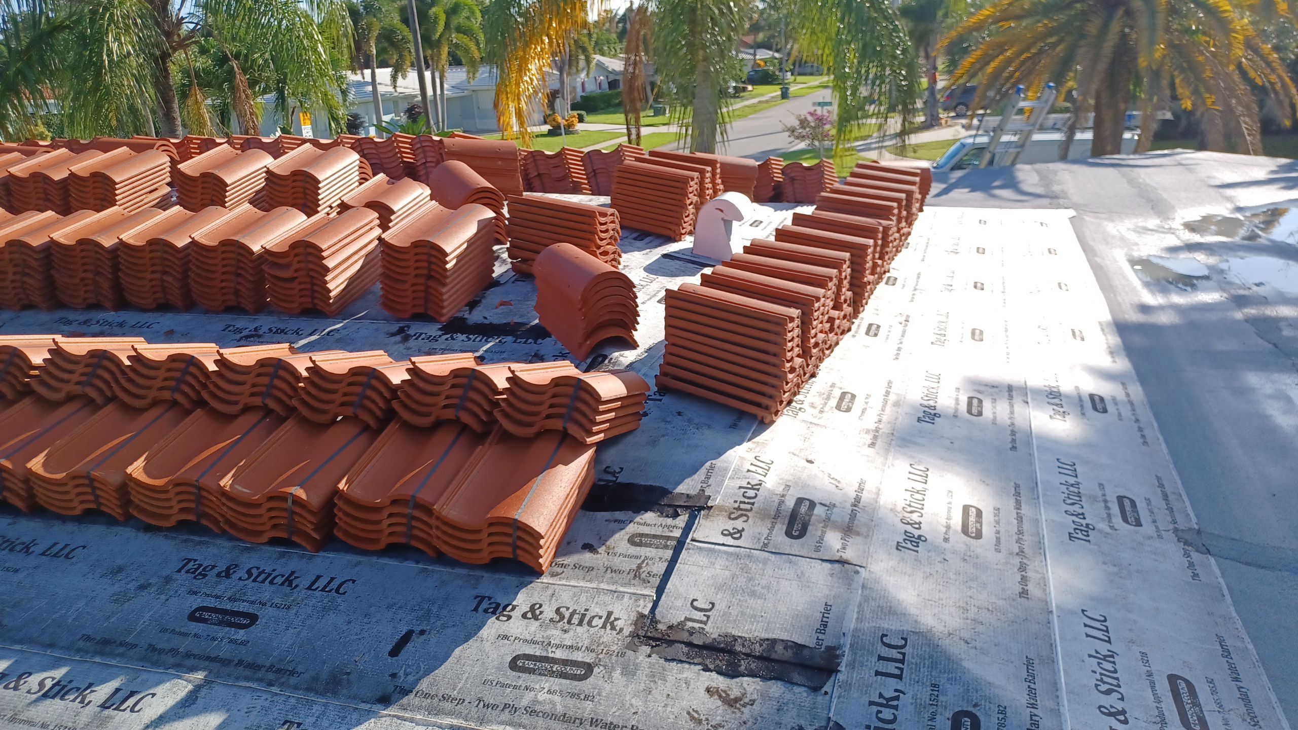 Residential Roofing Installation using Eagle Roofing Tile by BLUES BROTHERS ROOFING