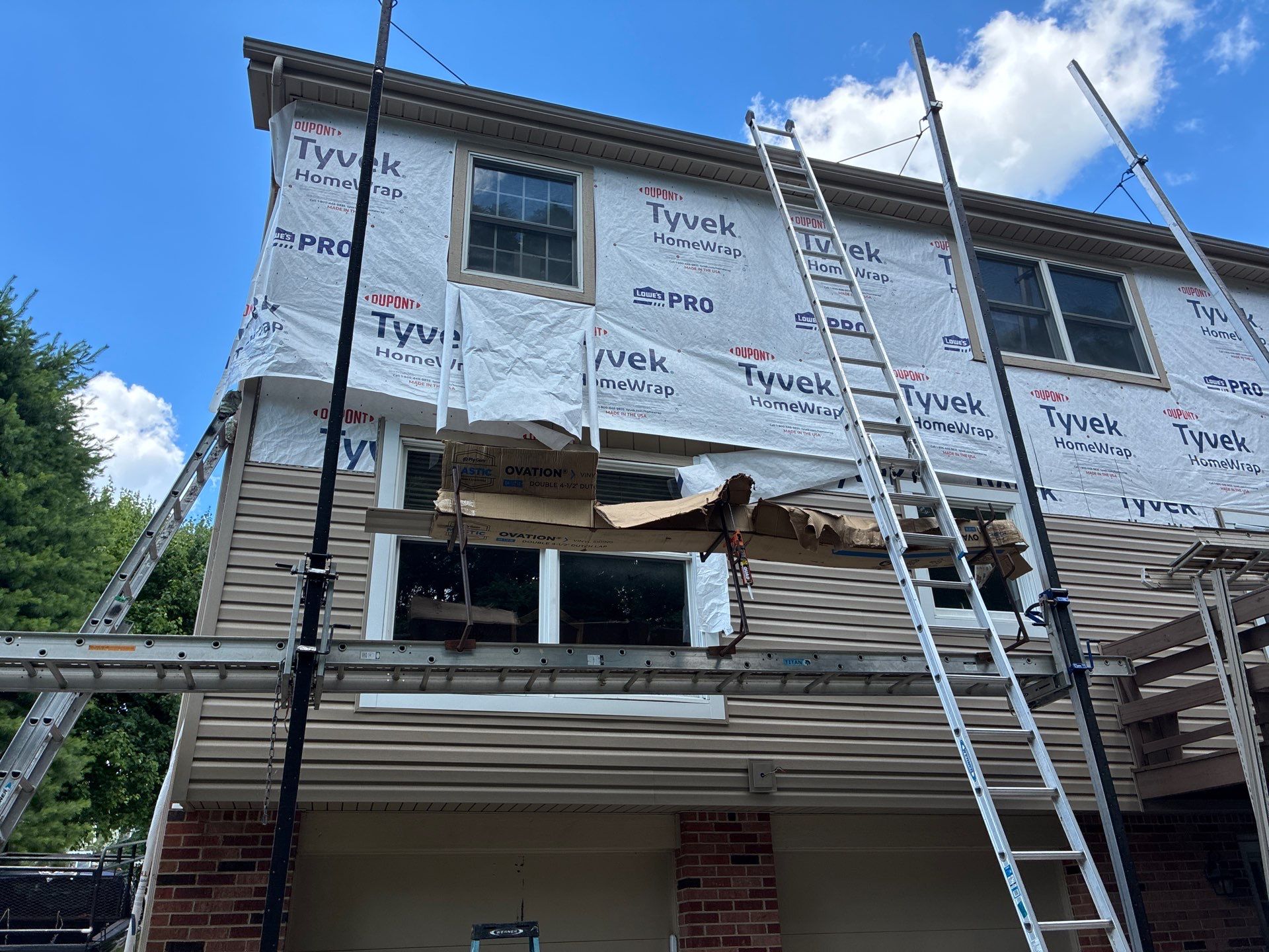 Mastic Vinyl Siding Replacement on Rear of Home by Ideal Siding Pittsburgh