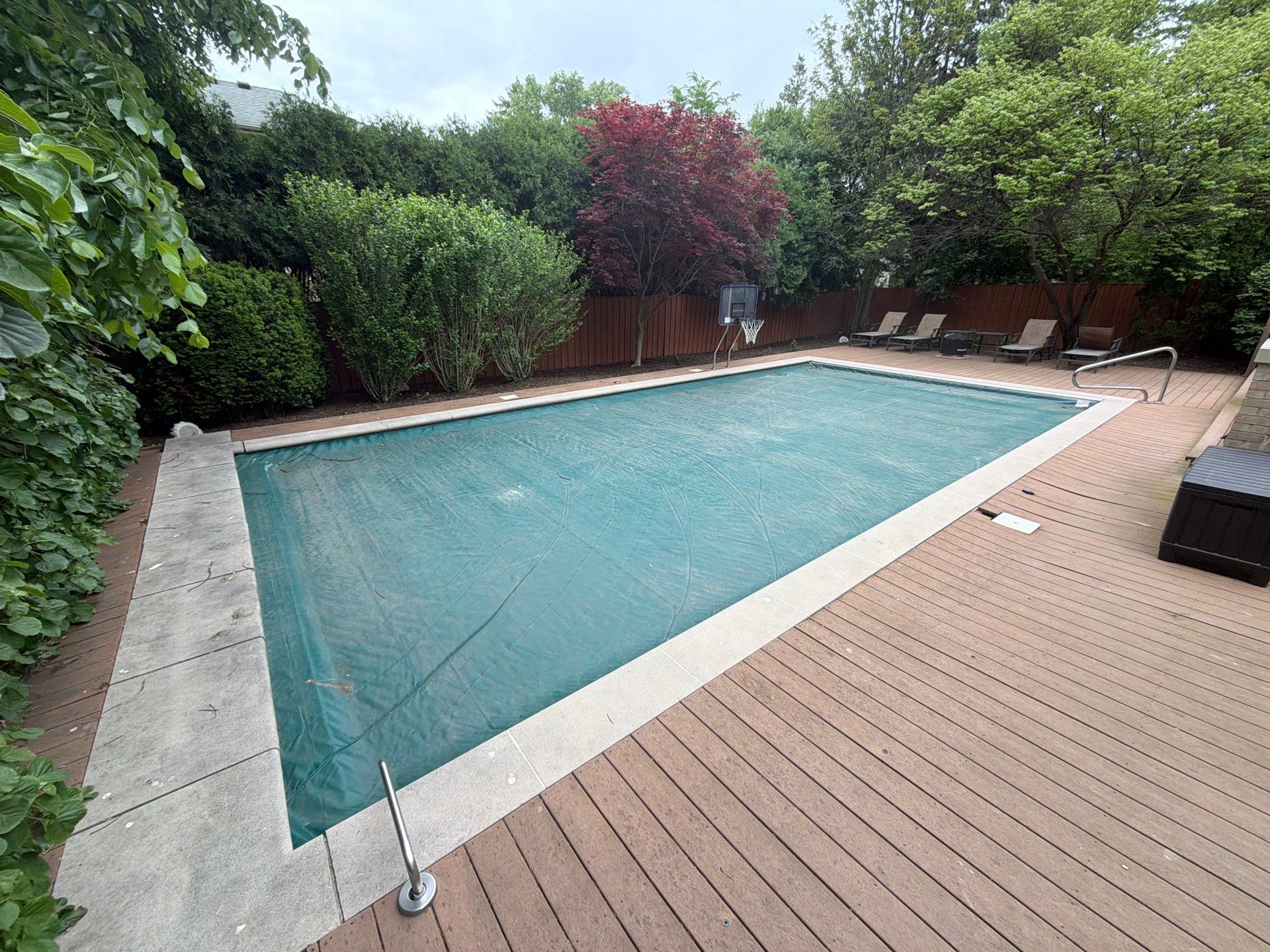 Trex Deck and Natural Stone Cleaning by Northern Power Washing LLC.