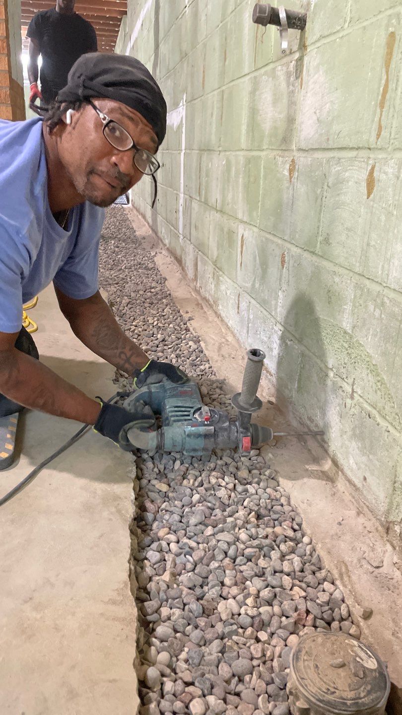 Interior Drain Tile & Wall Drainage in Southwest Minneapolis by Waterproofing Northeast