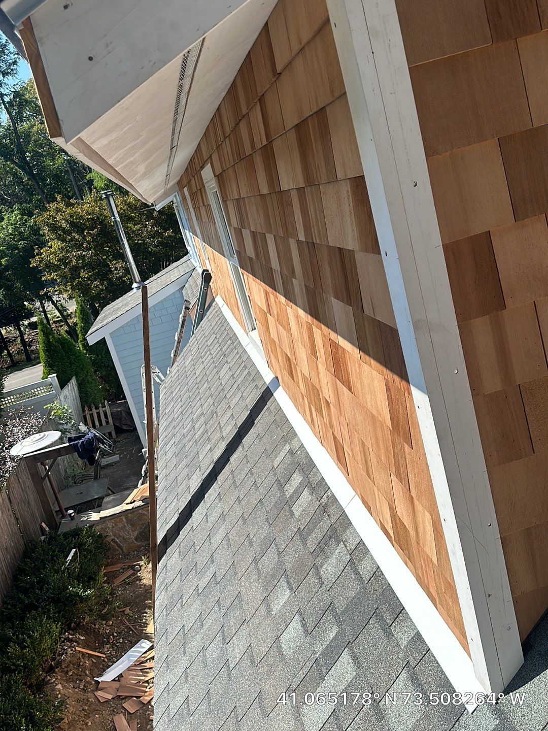 Siding Installation using Wood Shake by A Plus Exterior