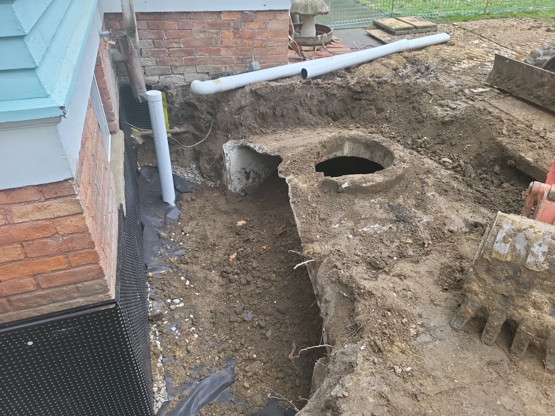 Exterior Basement Waterproofing & Combo Sump Backup System by Toledo Basement Repair