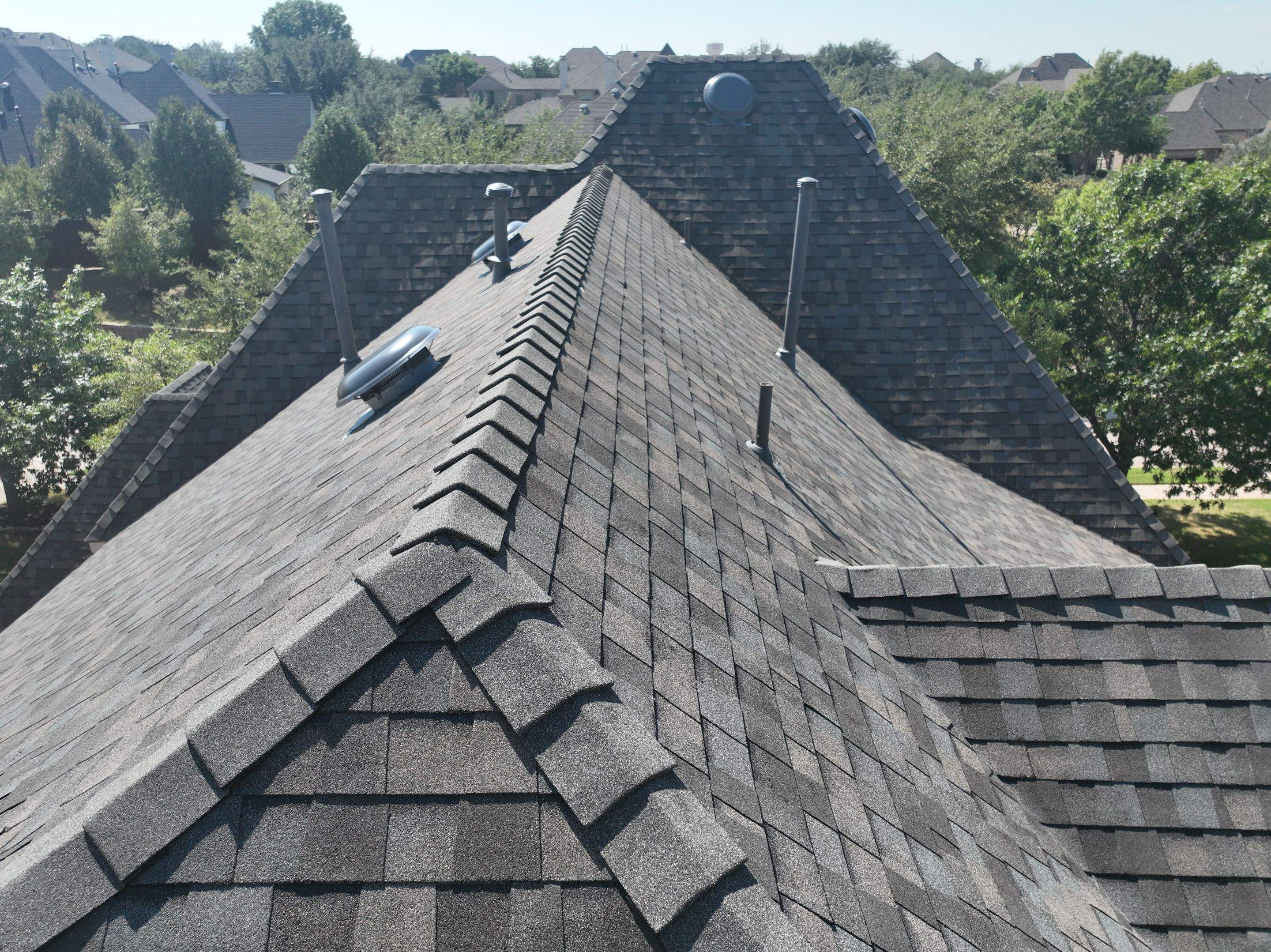 Residential Roofing Installation using CertainTeed Landmark MaxDef Weathered Wood by OneSource Roofing and Restoration