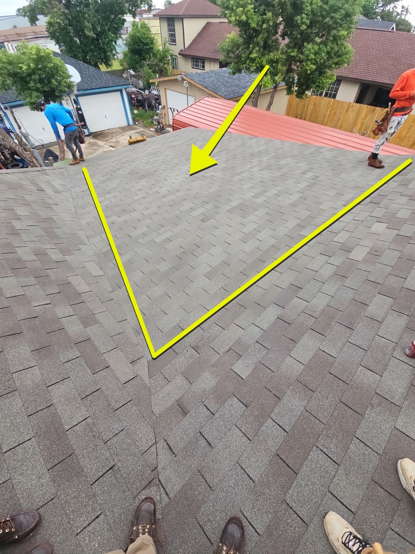 Residential Roofing Installation using Owen's Corning Duration (Lifetime) Shingles by Roof Repair Company