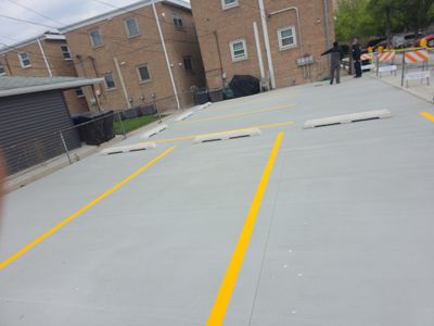 Full-Depth Concrete Lot Replacement & Expansion
