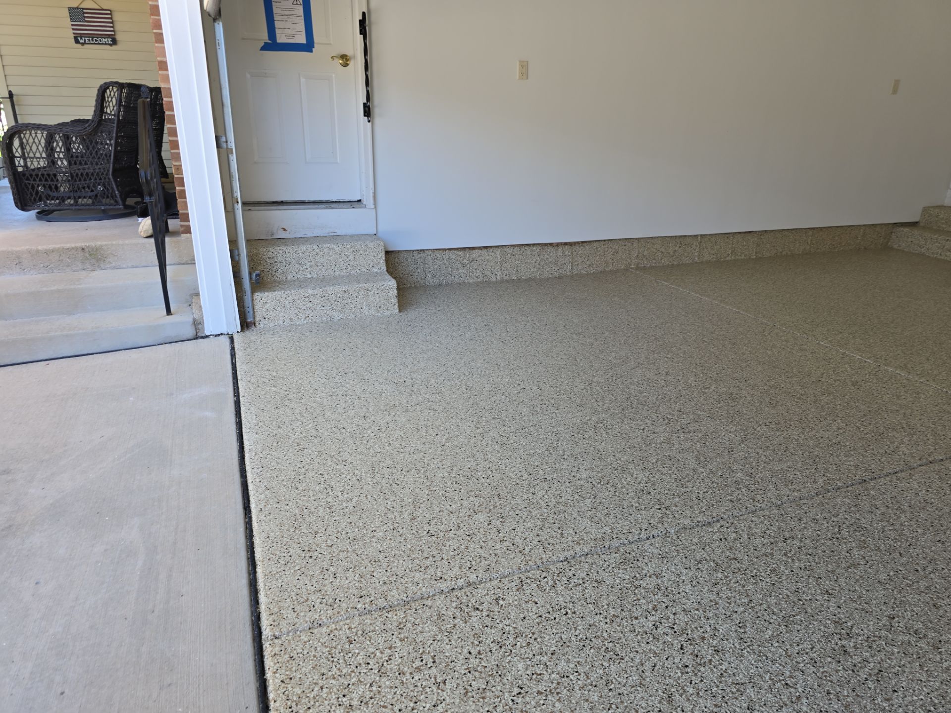 Garage Floor Coating in South Bend! by Innovative Spaces / Innovative Concrete Coatings