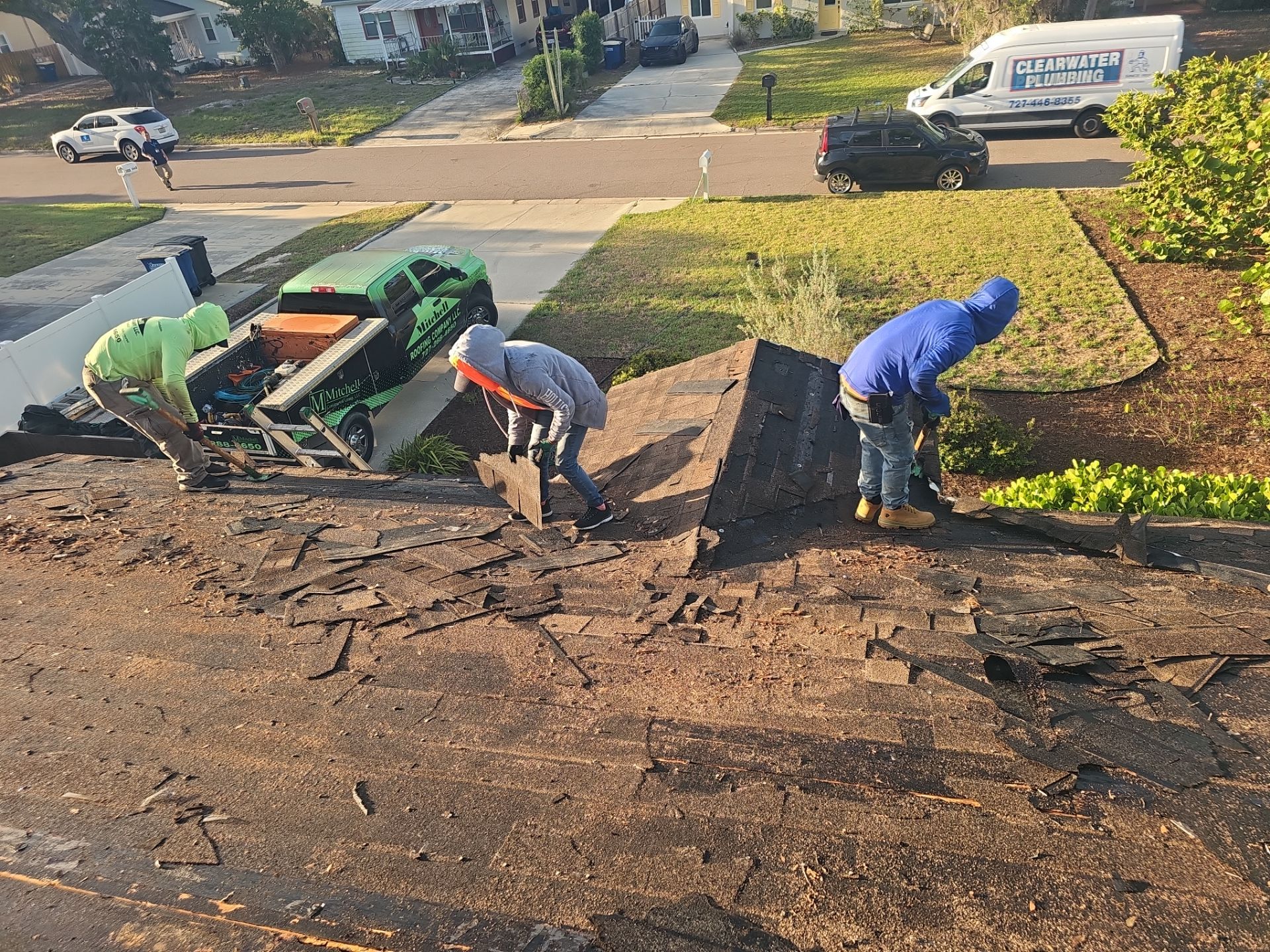 Project in Clearwater 33756 by Mitchell Roofing Company LLC
