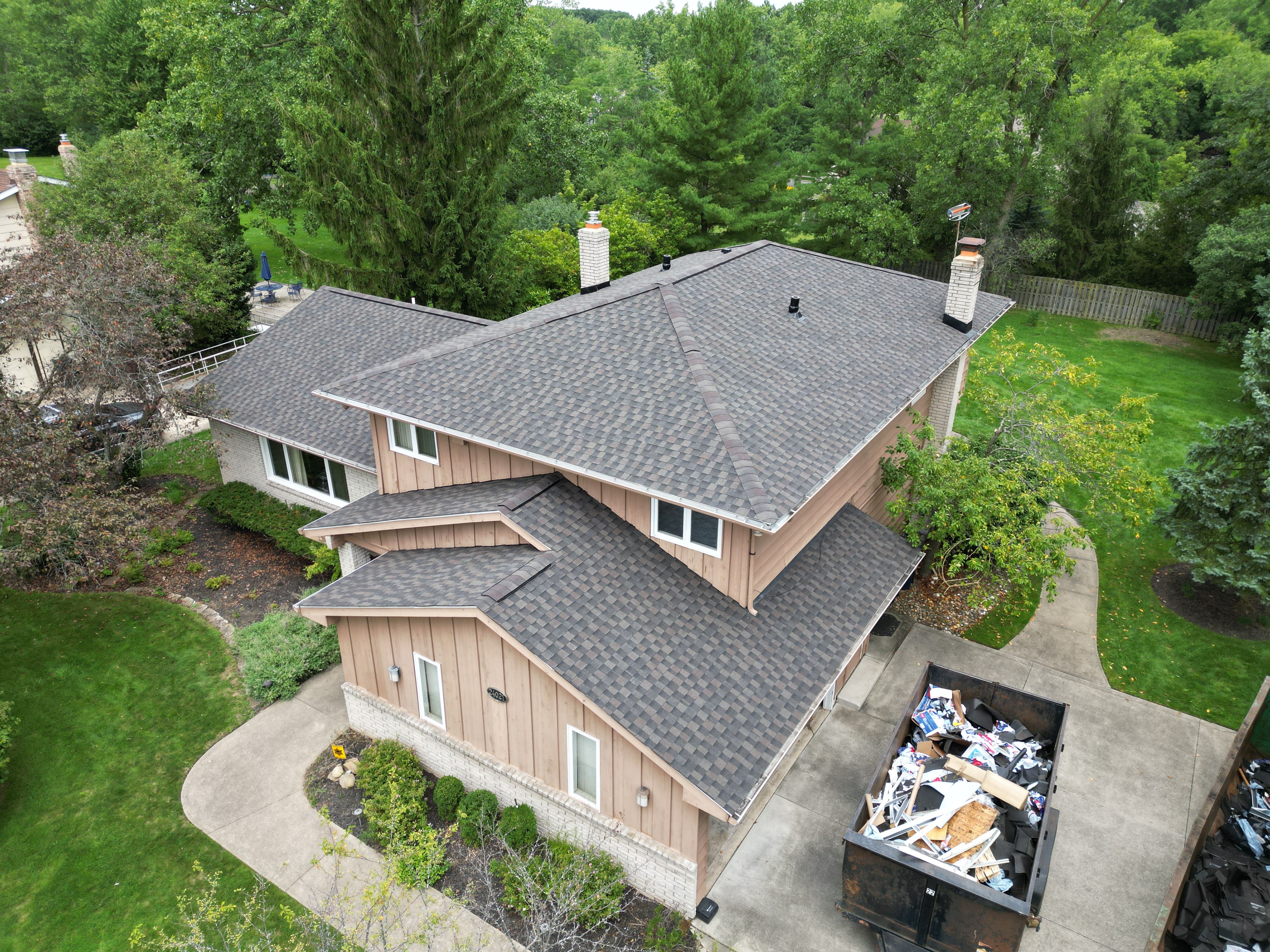 Beachwood Designer Roof Replacement by Atlas Roofing & Restoration