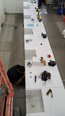 Structured cabling installation by CimaSolutions
