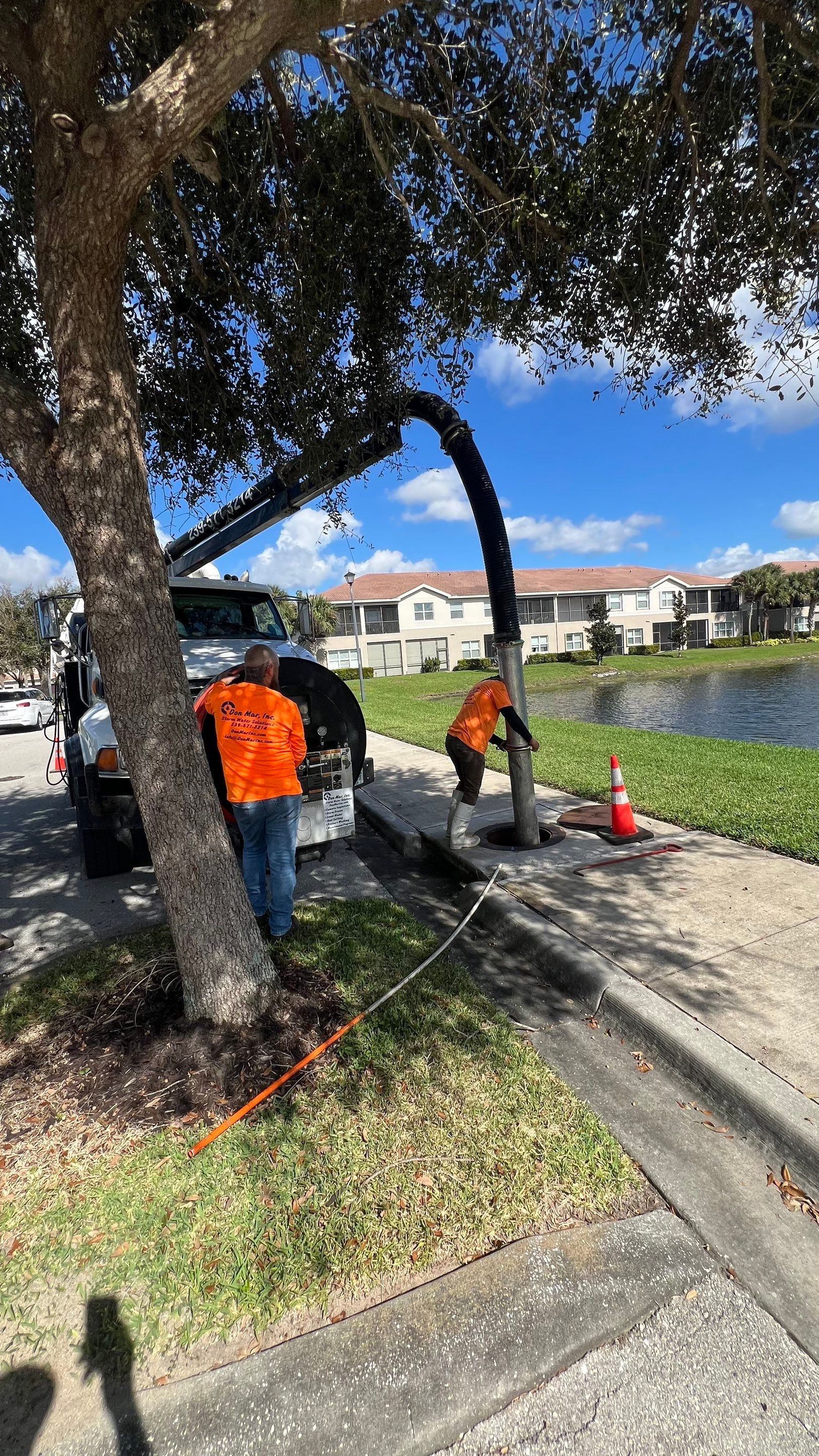 Community Stormwater System Catch Basin Cleaning by Don Mar, Inc. Storm Water Solutions