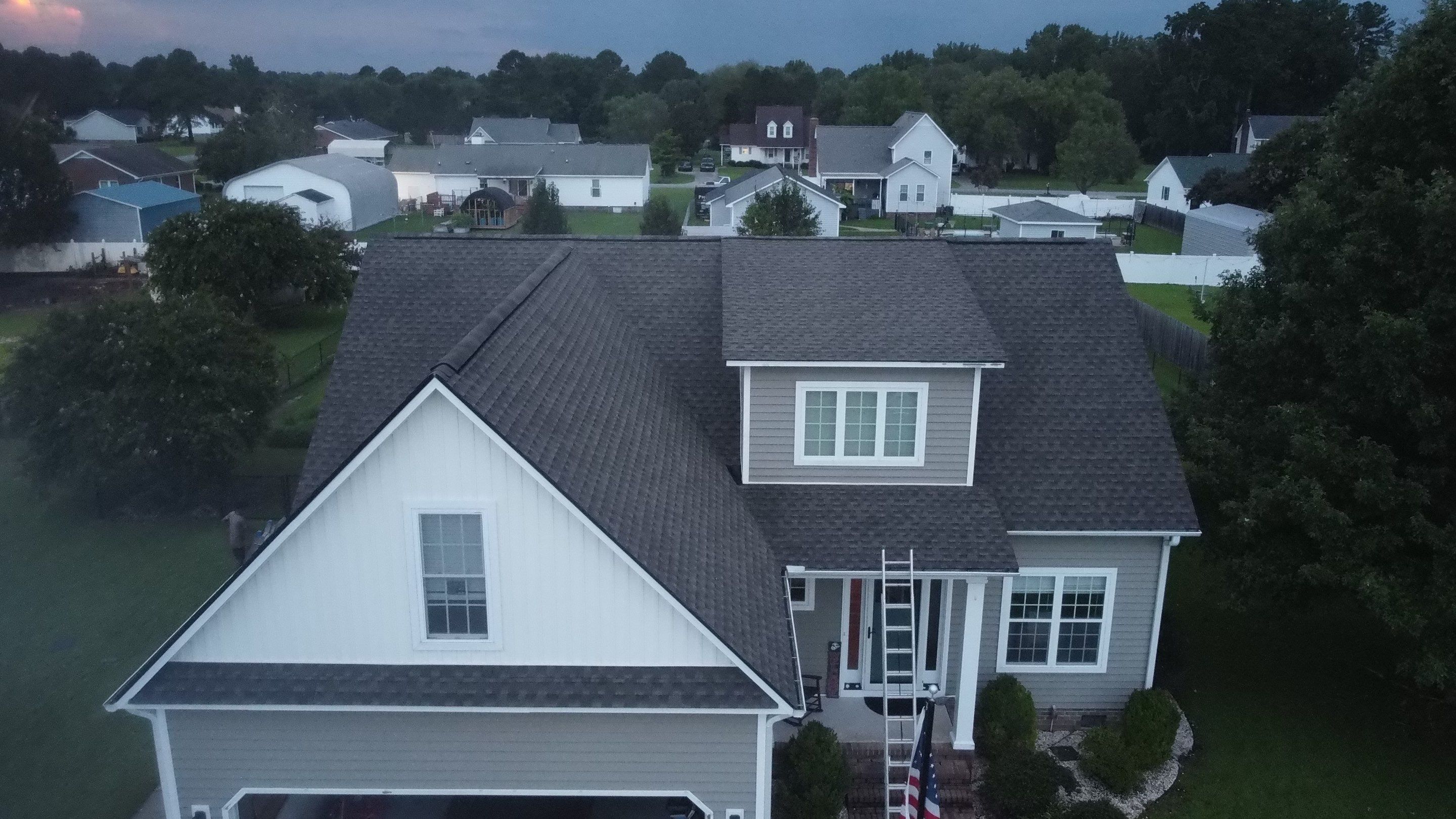 GAF HDZ Weathered Wood by Skybird Roofing