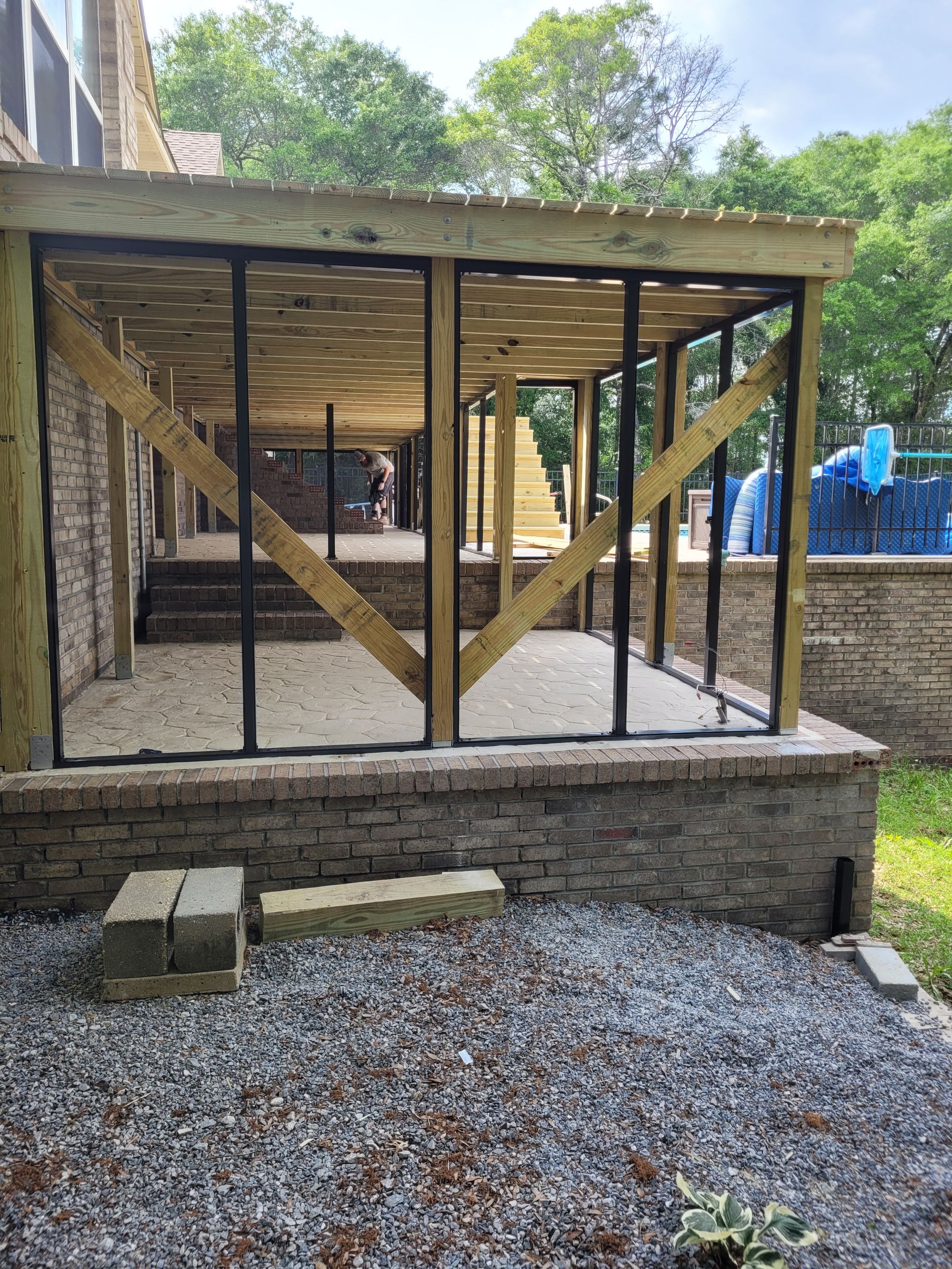 Elevated Screen Room in Crestview by Titan Sunrooms
