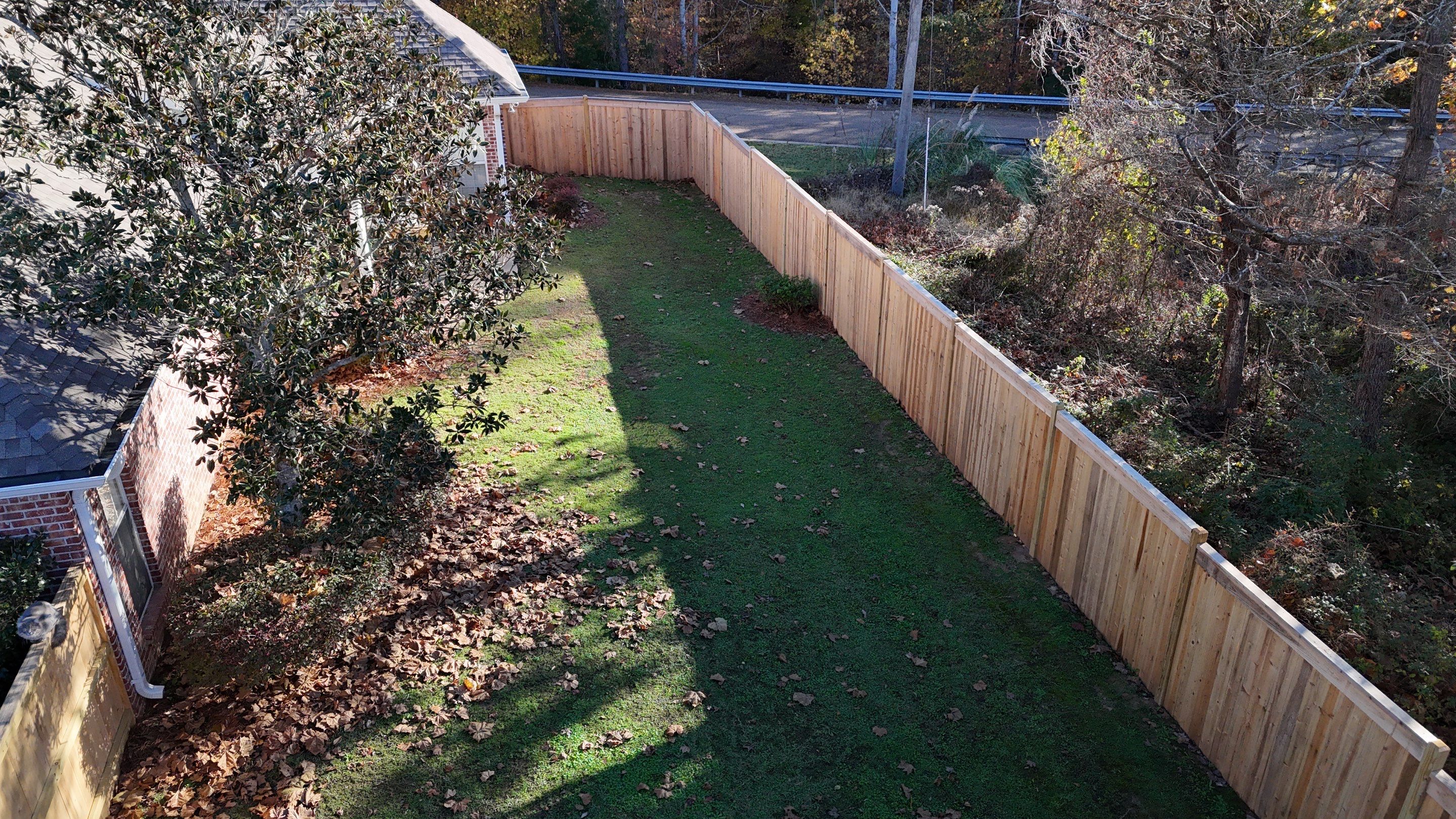 6' Cedar Good Neighbor Fence with 4x4 Posts by Roberson Construction LLC