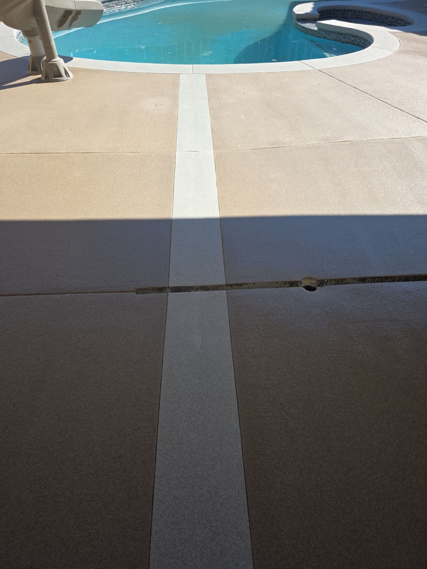 Quartz 2 tone Pool deck by Matt Gifford Painting LLC