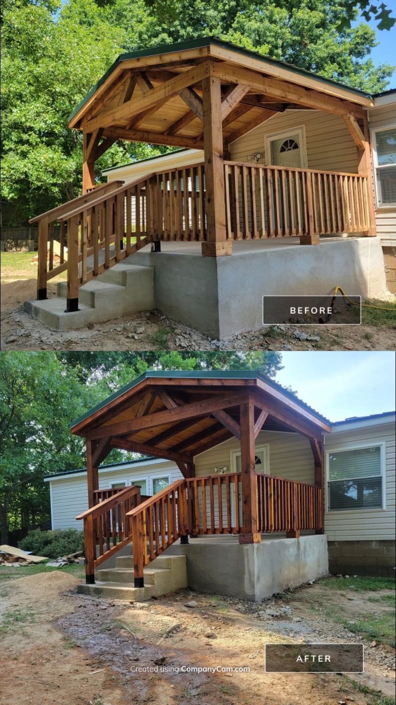 Porch Addition by Skilled Construction LLC