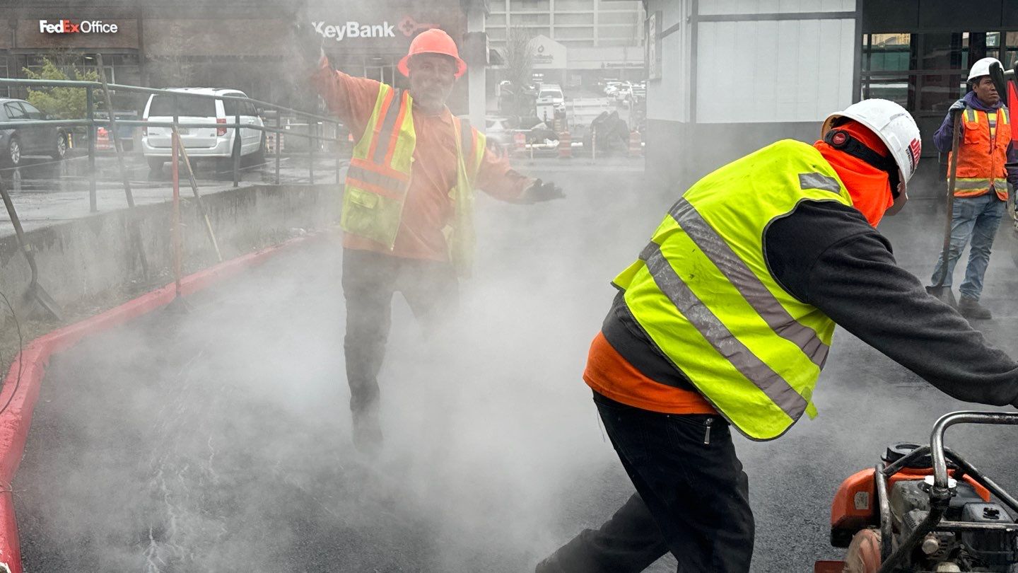 TRJ Construction | Asphalt Parking Lot Repair  by Jireh Asphalt & Concrete Inc 