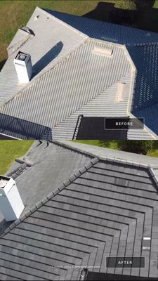 Dark Charcoal Blend Flat Tile