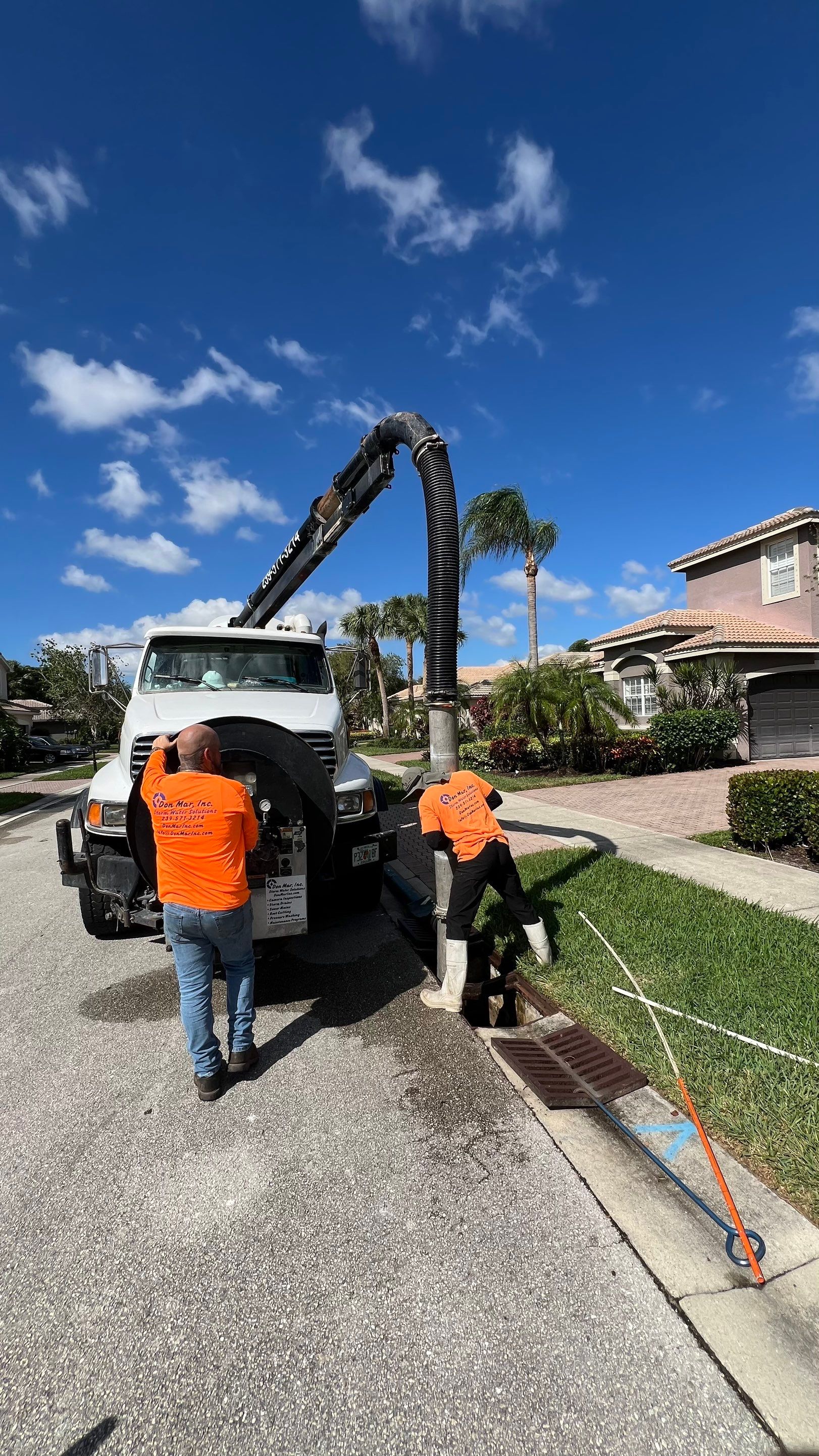 Community Stormwater System Catch Basin Cleaning by Don Mar, Inc. Storm Water Solutions