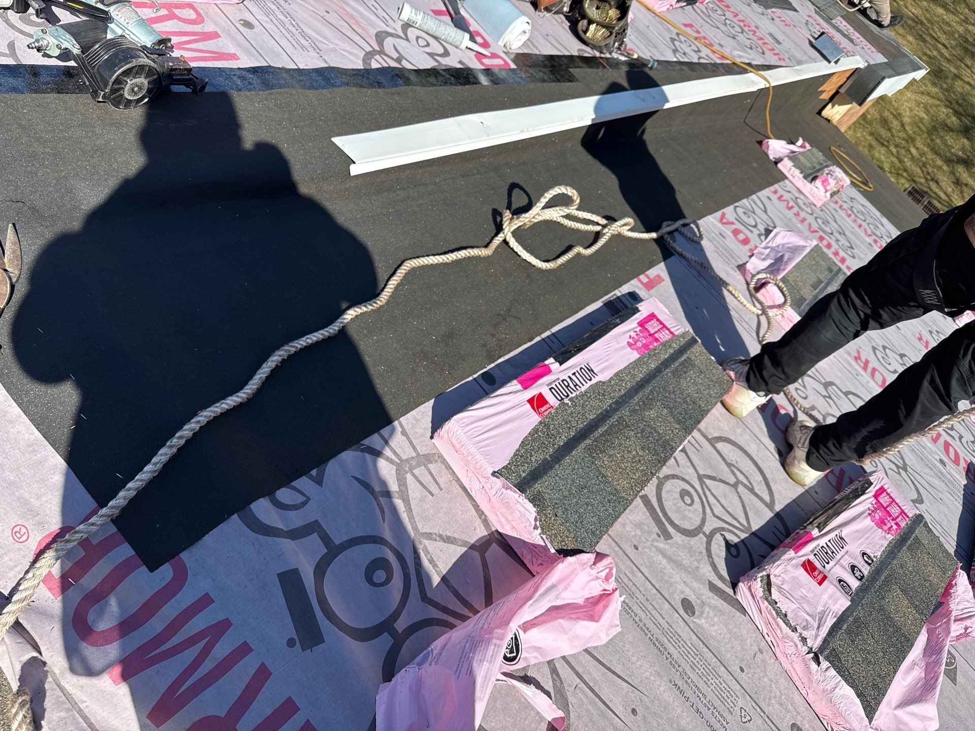 Commercial Roofing Installation using Owens Corning Duration by All Site Roofing