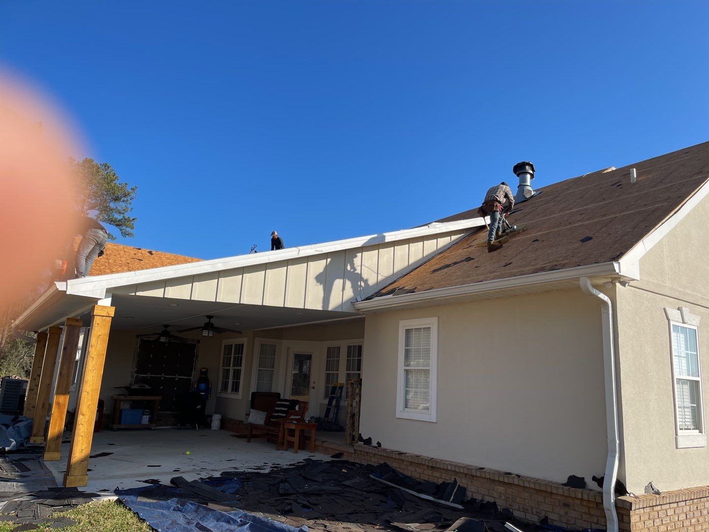 Residential Roofing Installation using Roof Replacement by American Roofing & Construction LLC