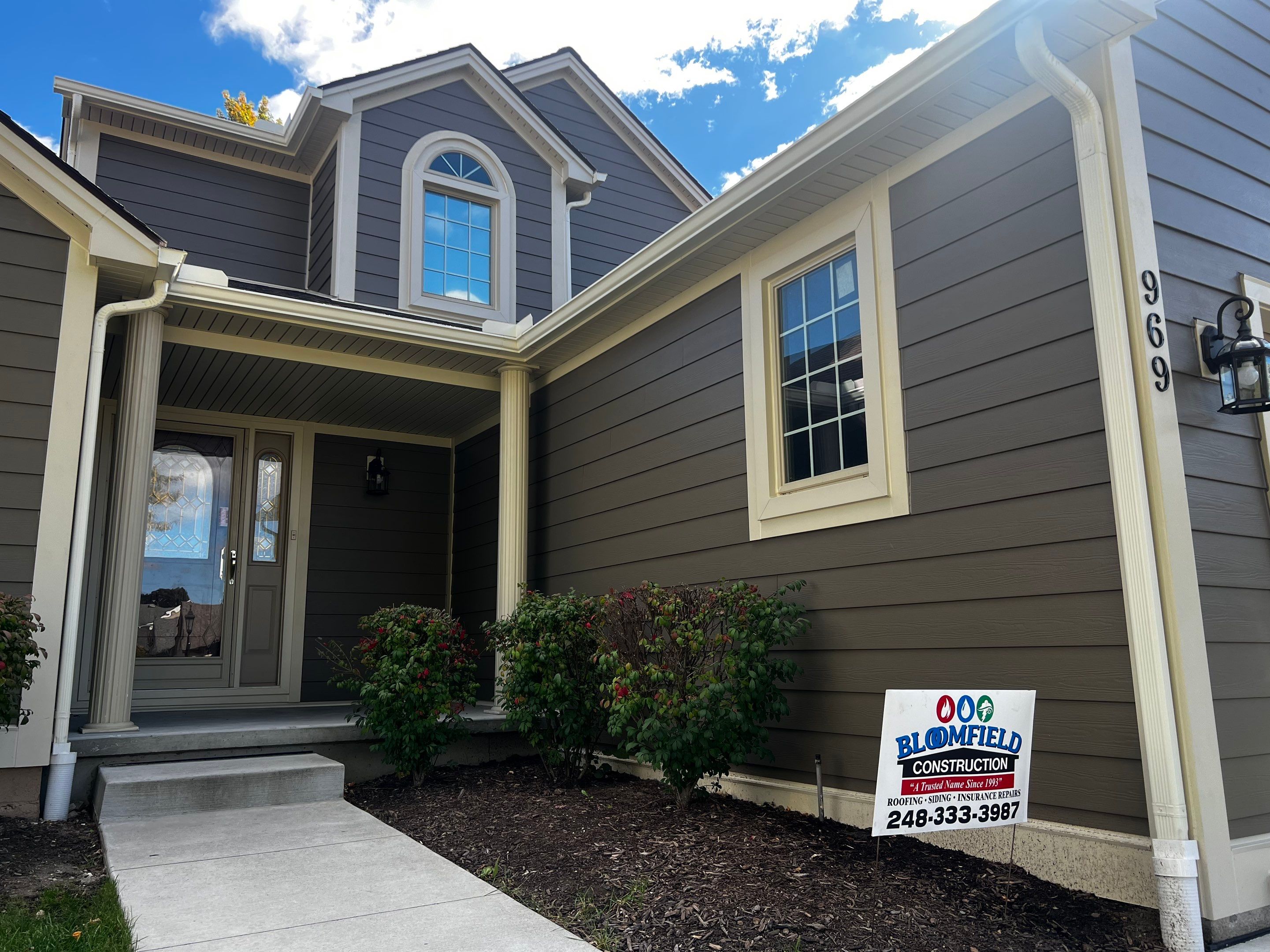 Siding Replacement using James Hardie Siding & Trim by Bloomfield Construction & Restoration