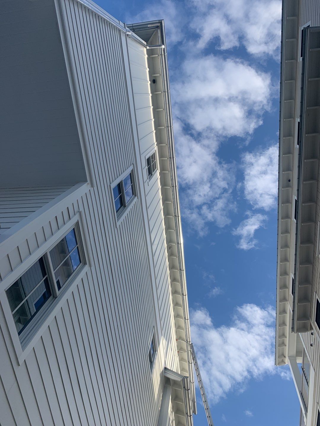 Half-Round Gutters in Galvalume Color in Santa Rosa Beach FL by Gutter Professors